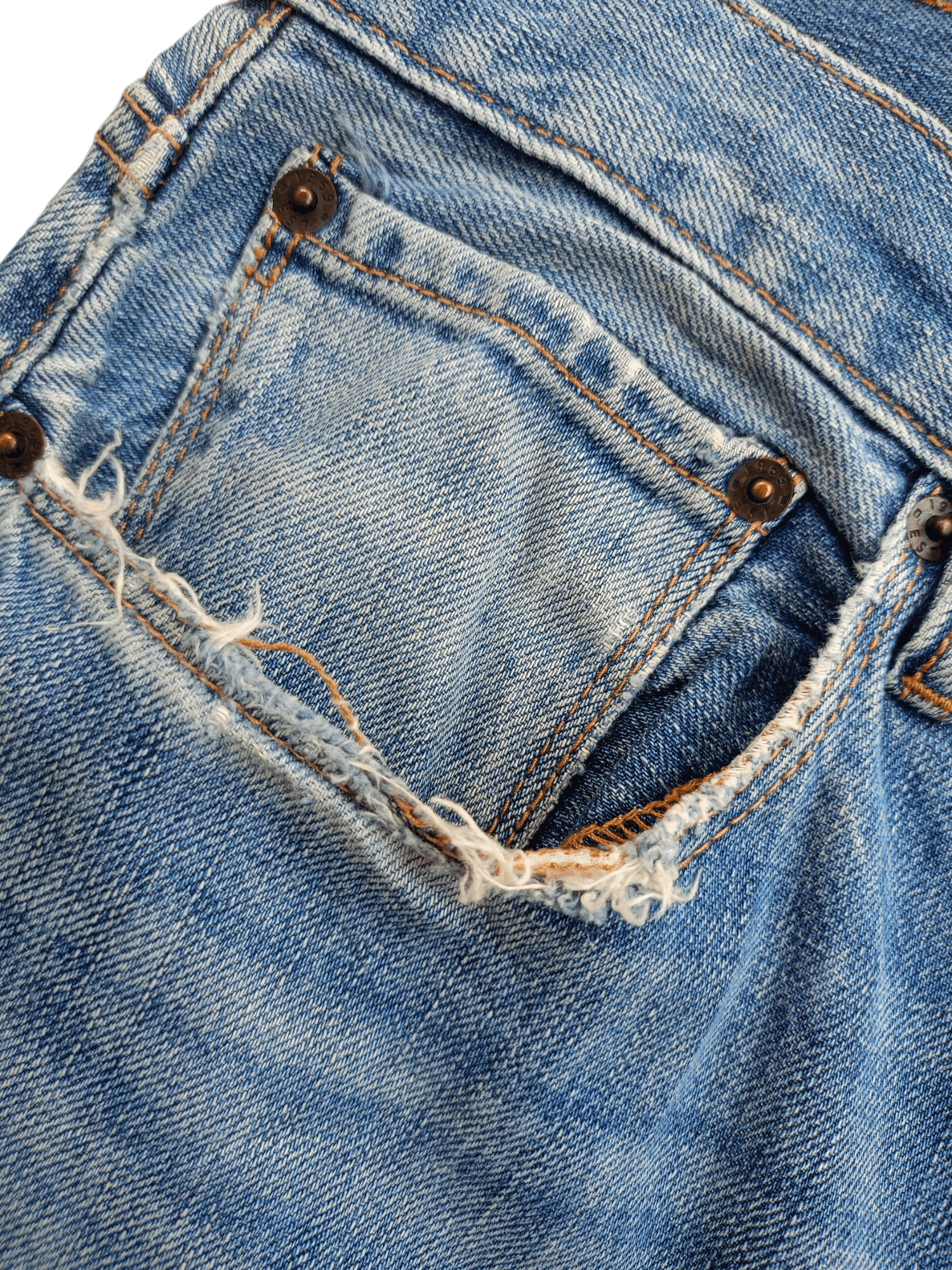 Gap × Vintage GAP 1969 Distressed Vintage Streetwear Men's Jean Size US 31 - 19 Thumbnail