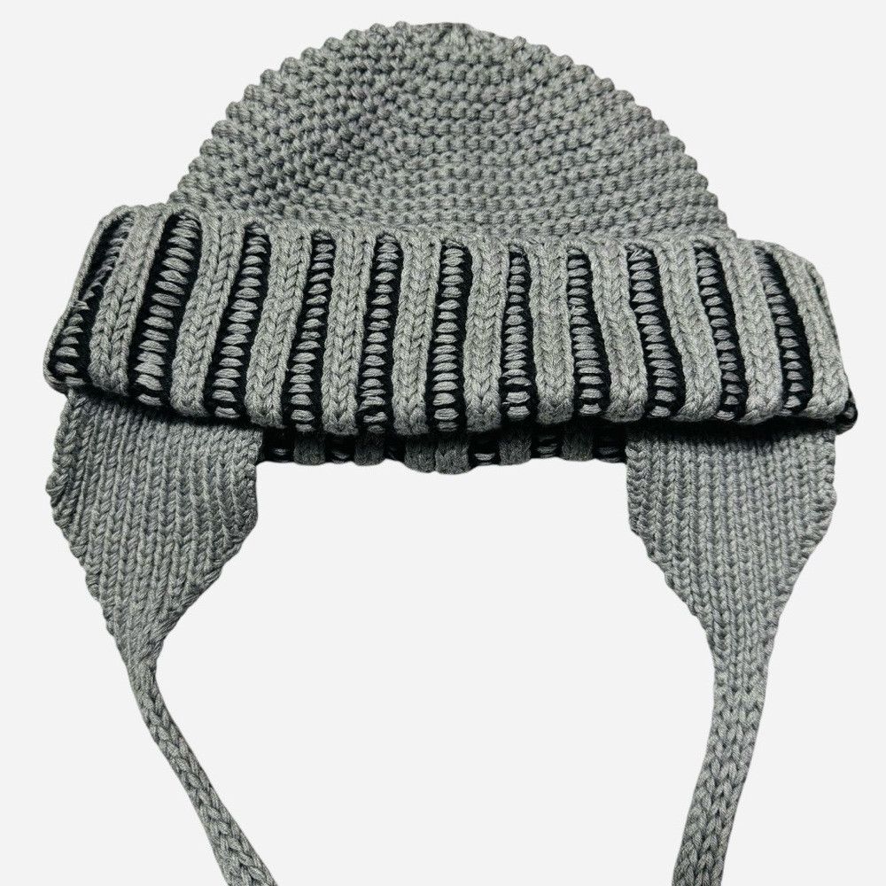 Anthropologie New Anthropologie Grey Earflap Hat Size ONE SIZE - 4 Thumbnail