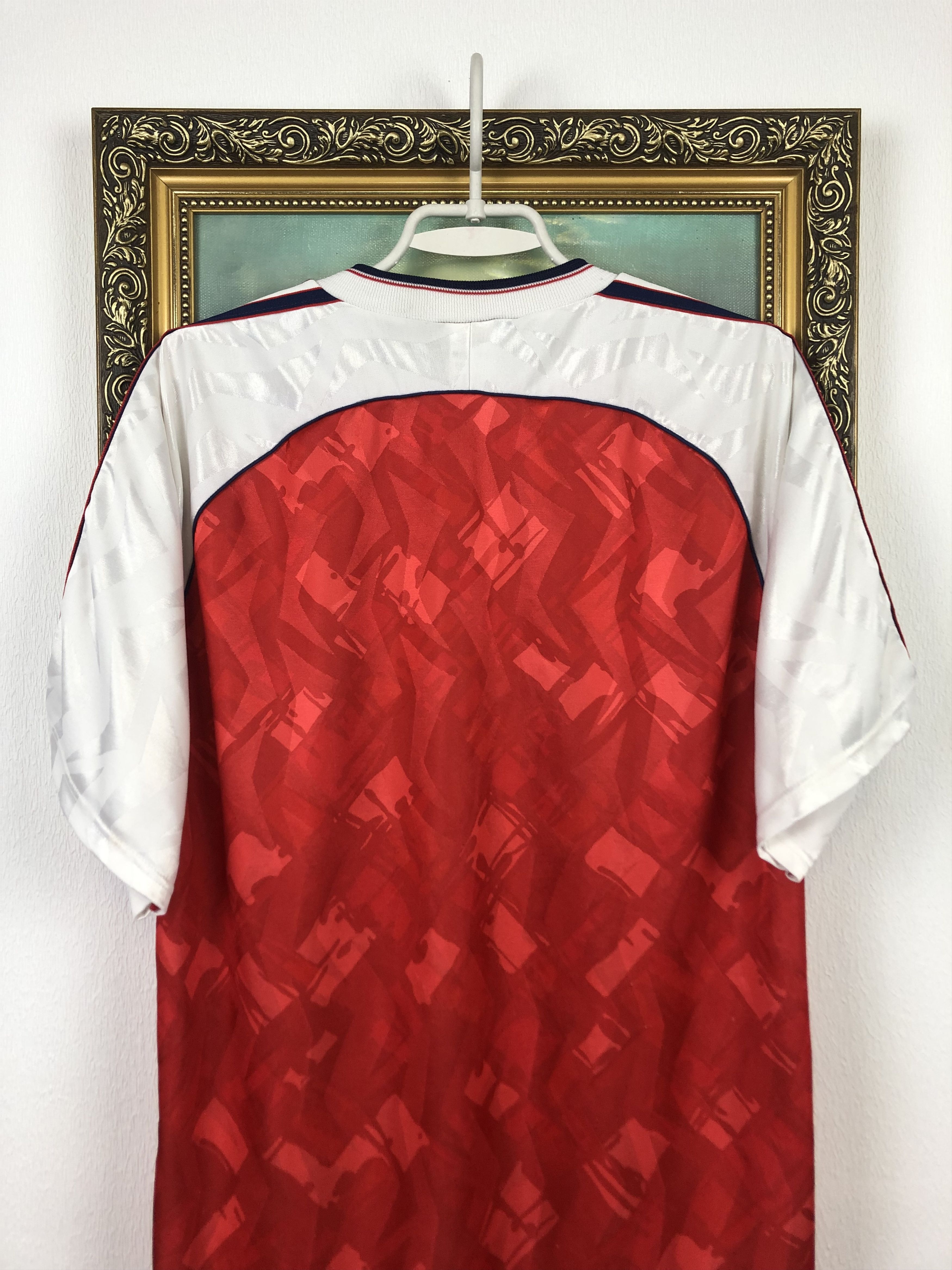 Adidas Vintage Arsenal London Gunner Template Football Shirt Jersey Size US L / EU 52-54 / 3 - 9 Thumbnail