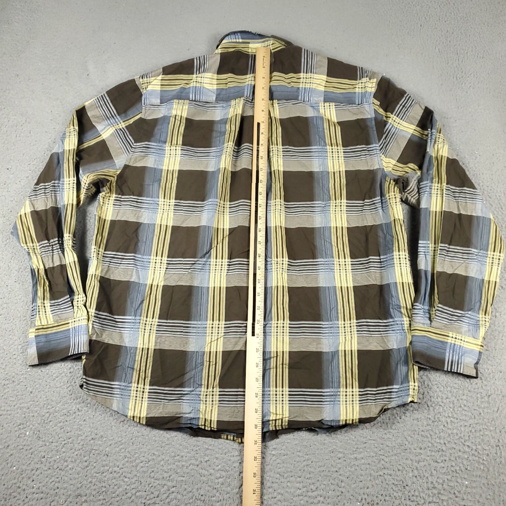 Tommy Bahama Tommy Bahama Button-Up Shirt Mens XL Brown Plaid Long Sleeve Casual Size US XL / EU 56 / 4 - 3 Thumbnail