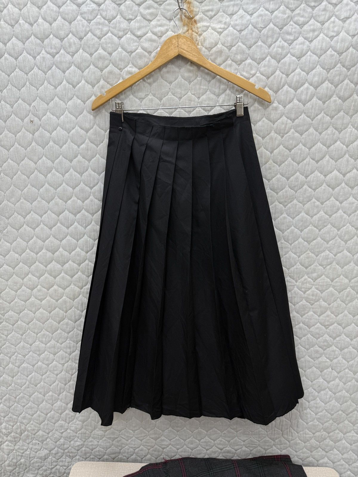 Yohji Yamamoto 🔥🔥🔥ARCHIVE VINTAGE YOHJI YAMAMOTO PLEATED WRAP SKIRTS Size 29" - 4 Thumbnail