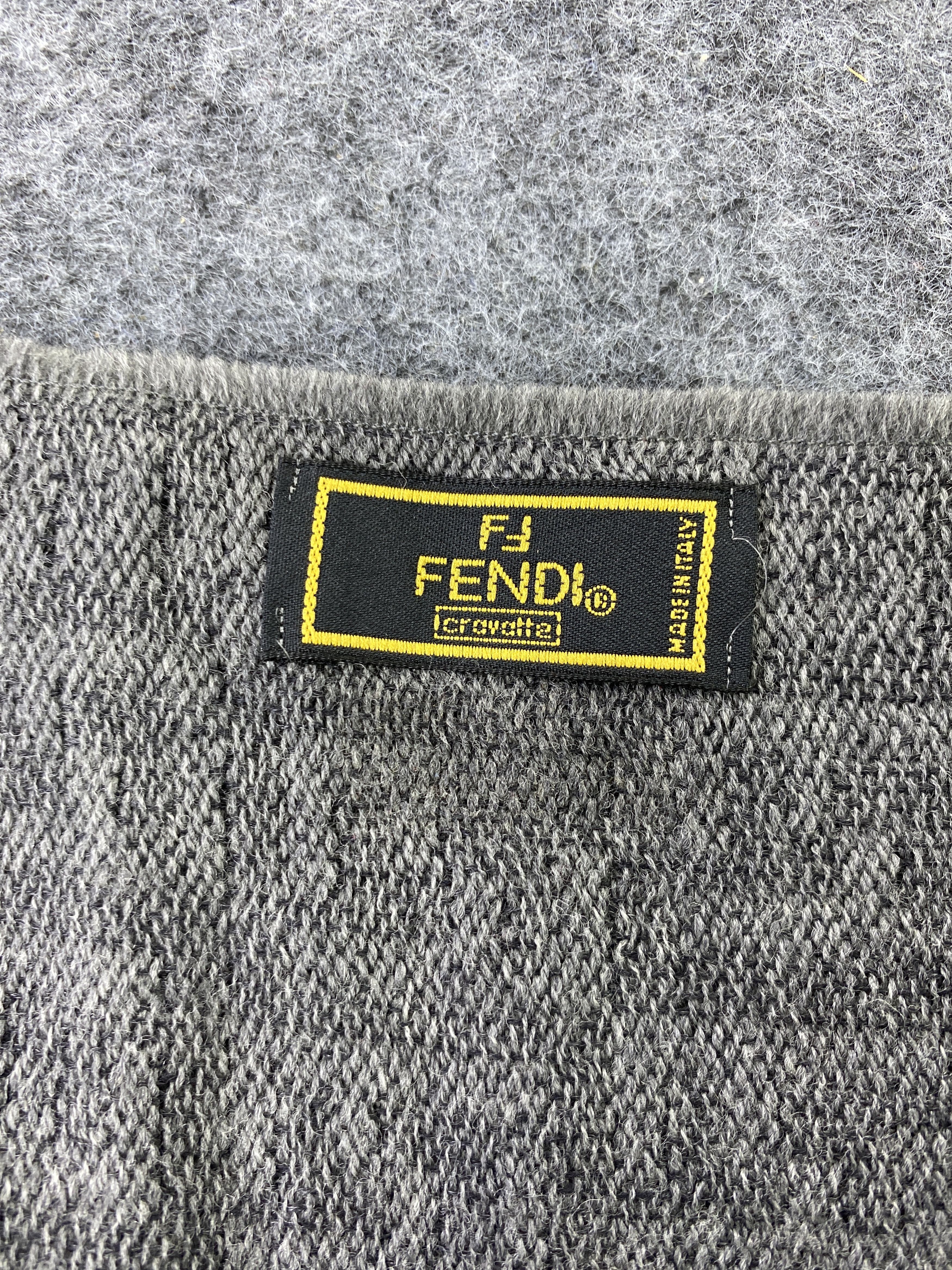 Vintage Fendi Monogram Scarf/Muffler - T319 Size ONE SIZE - 6 Thumbnail