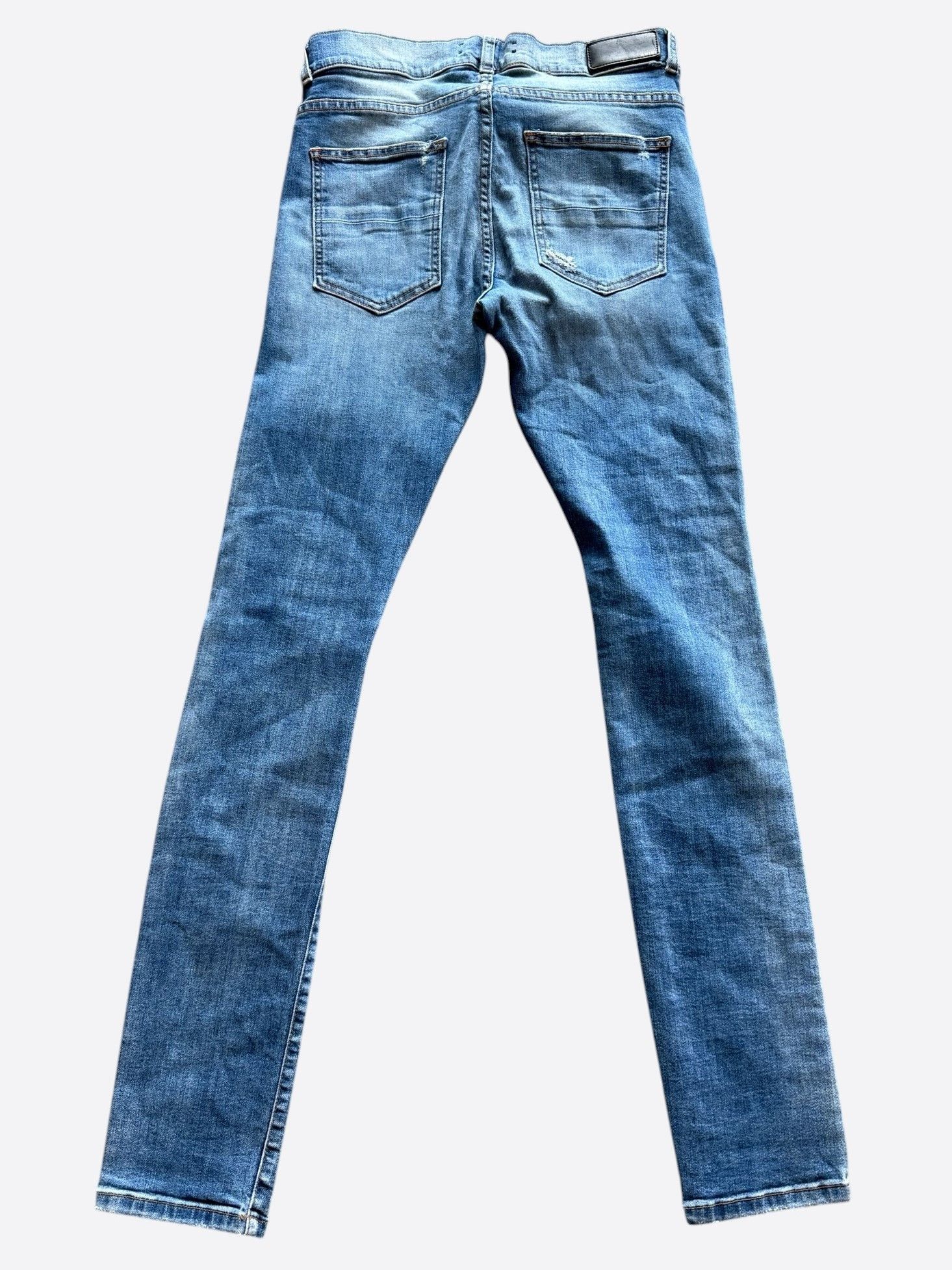 Amiri Amiri Classic Indigo White Patch Jeans Size US 30 / EU 46 - 2 Thumbnail