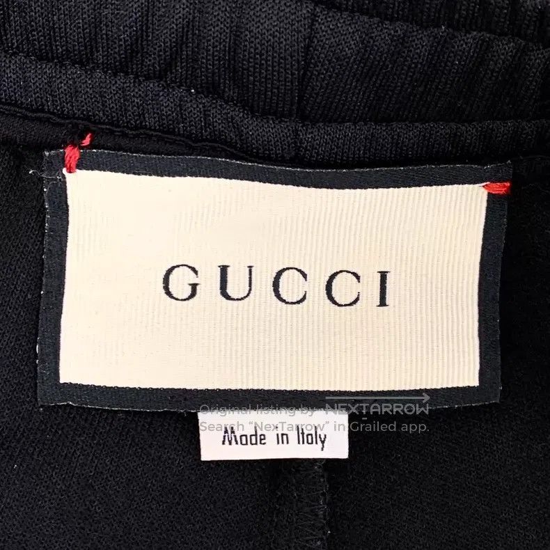 Gucci Gucci Size S Black side striped letter drawstring casual tr Size 25" / US 0 / IT 36 - 6 Thumbnail