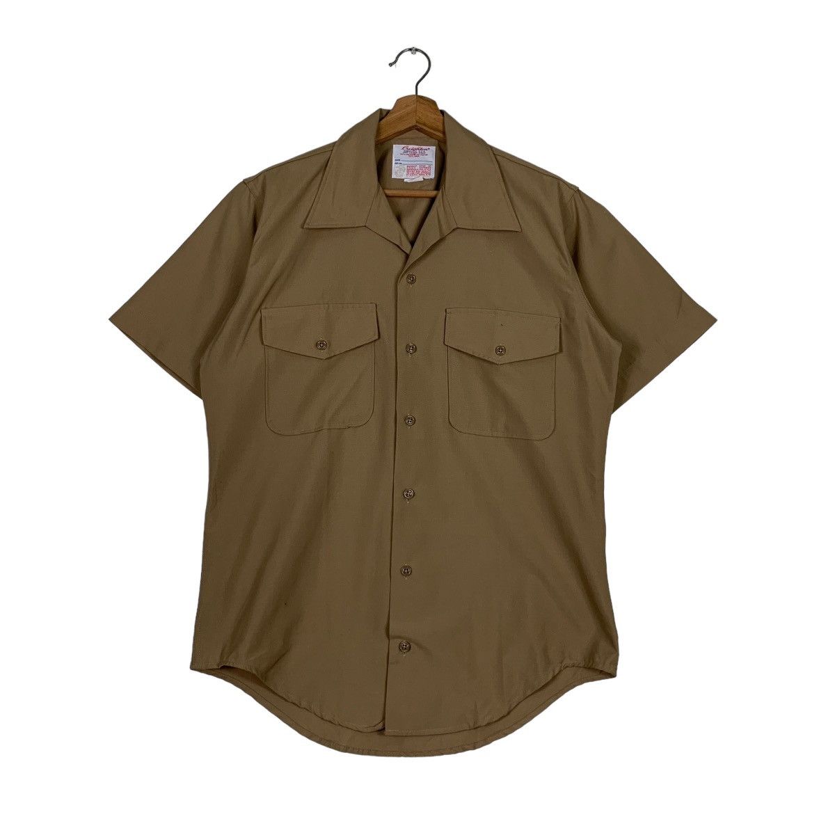 Other GREIGHTON Made In Usa Dacron Wool Work Shirt #0548-C25 Size US M / EU 48-50 / 2 - 1 Thumbnail