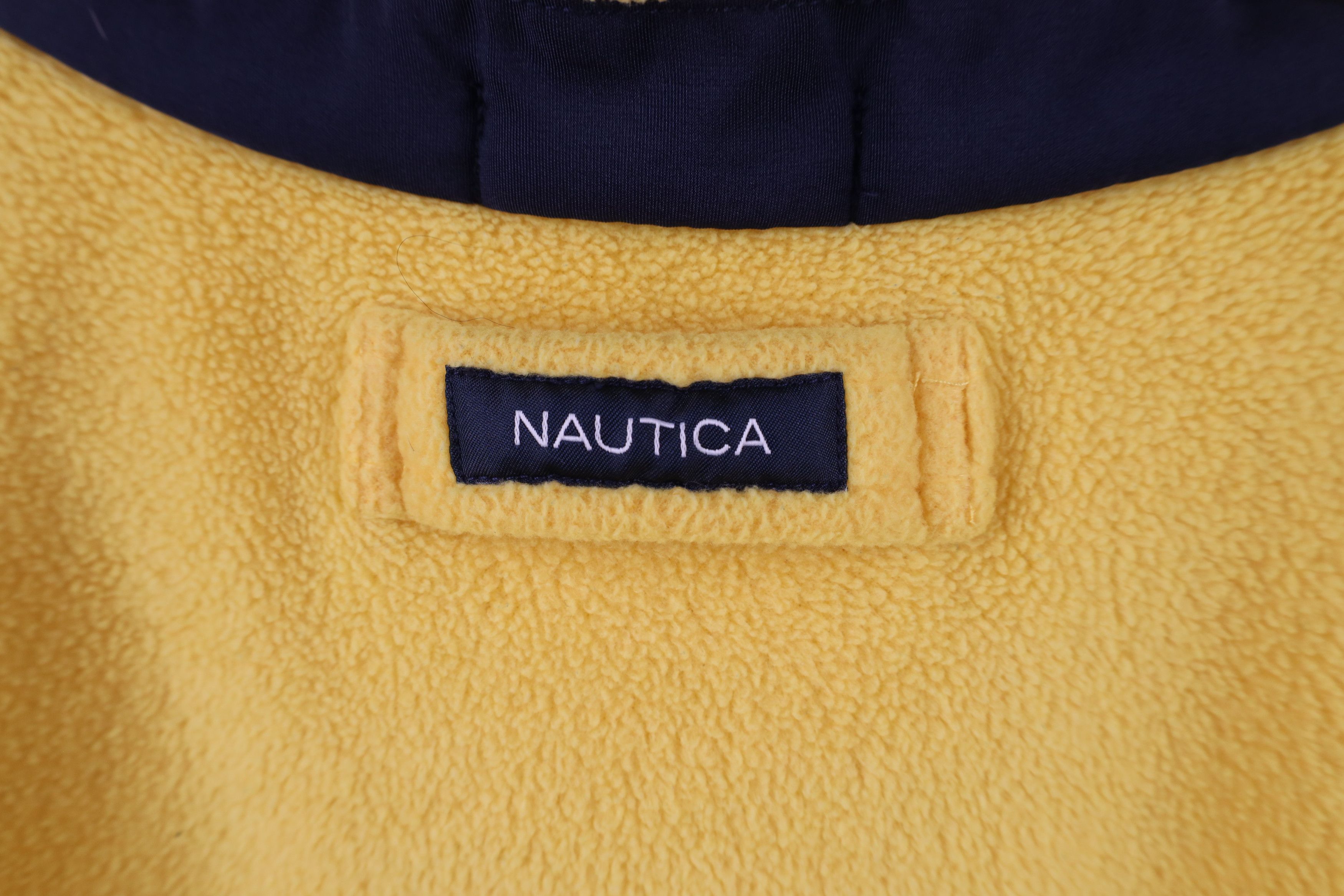 Nautica × Vintage Vintage 90s Nautica Sailboat Zip Fleece Pullover Sweater Size US XL / EU 56 / 4 - 8 Thumbnail
