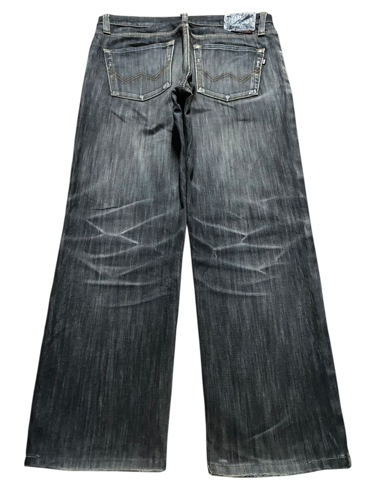 Japanese Brand Vintage Japanese Brand Edwin 403 Distressed Loose Jeans Size US 32 / EU 48 - 2 Thumbnail