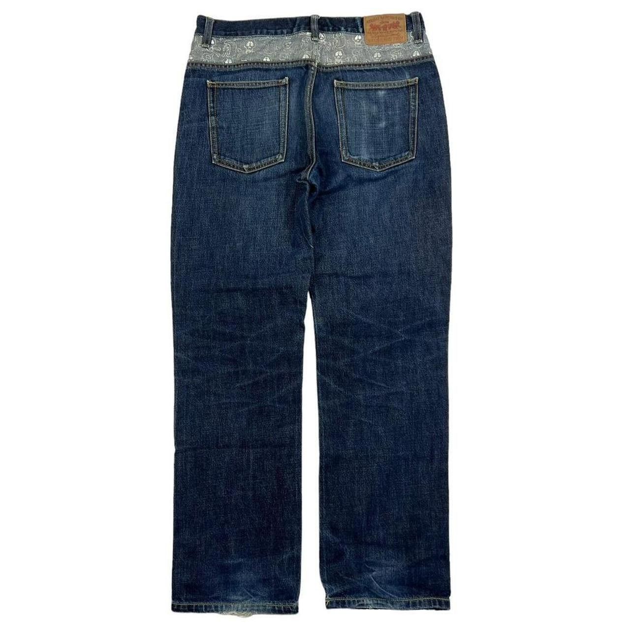 Stussy Vintage 2000s Stussy Rough & Rugged Dollar Jeans - Waist 32