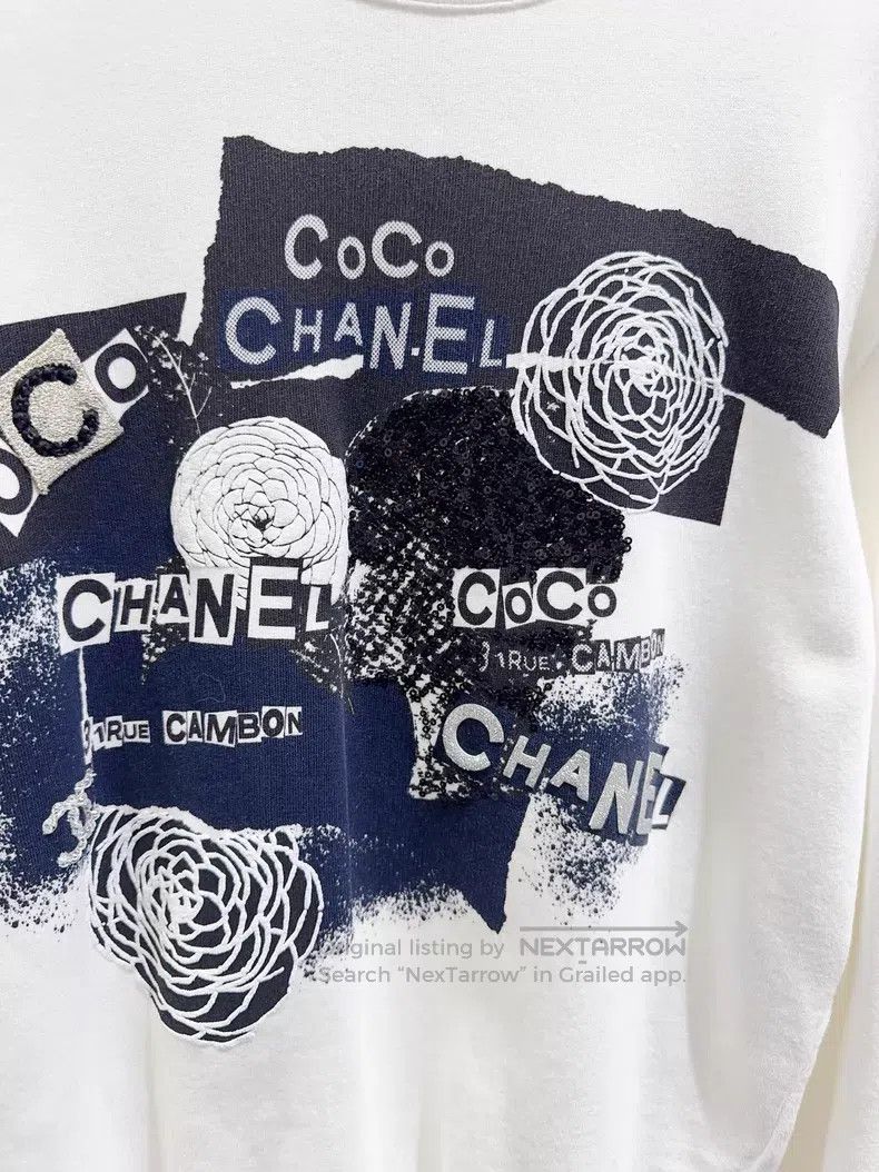 Chanel Chanel Camelia sweatshirt Size XS / US 0-2 / IT 36-38 - 3 Thumbnail