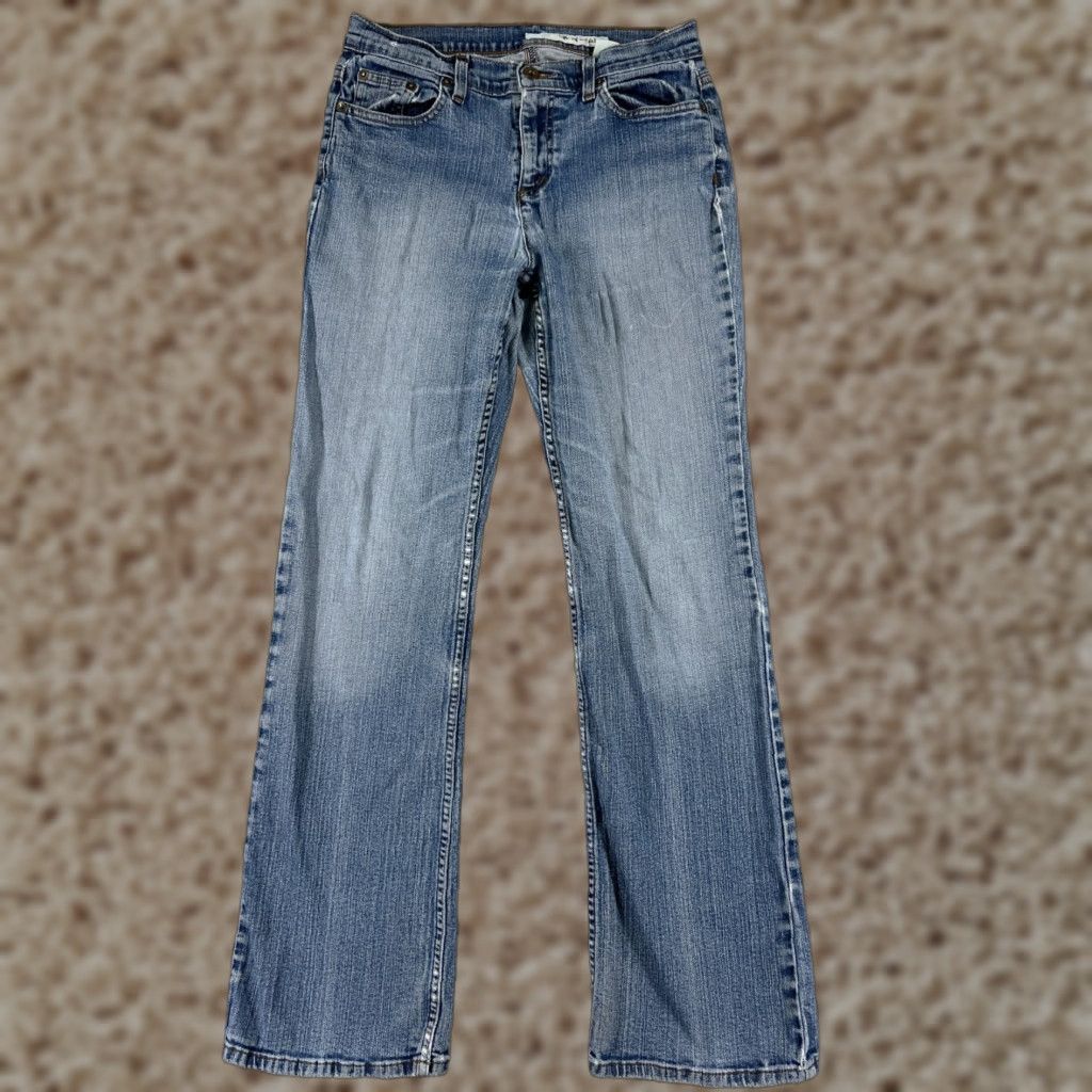 DKNY DKNY Pants Women 4 Denim Jeans Flared Leg Mid Rise Blue Medium Wash 25x29 Size 27" / US 4 / IT 40 - 1 Thumbnail