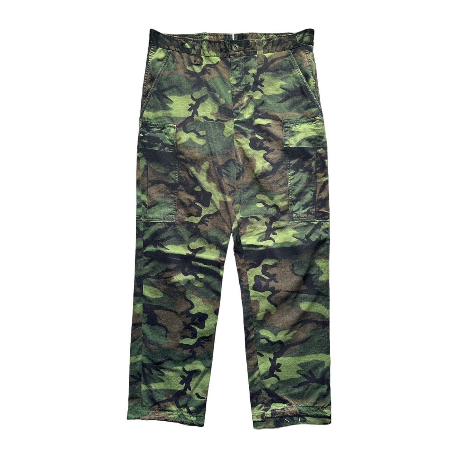 Junya Watanabe o1tko10925 Trompe l'oeil Camo Cargo Pants in Camo Size US 30 / EU 46 - 1 Thumbnail