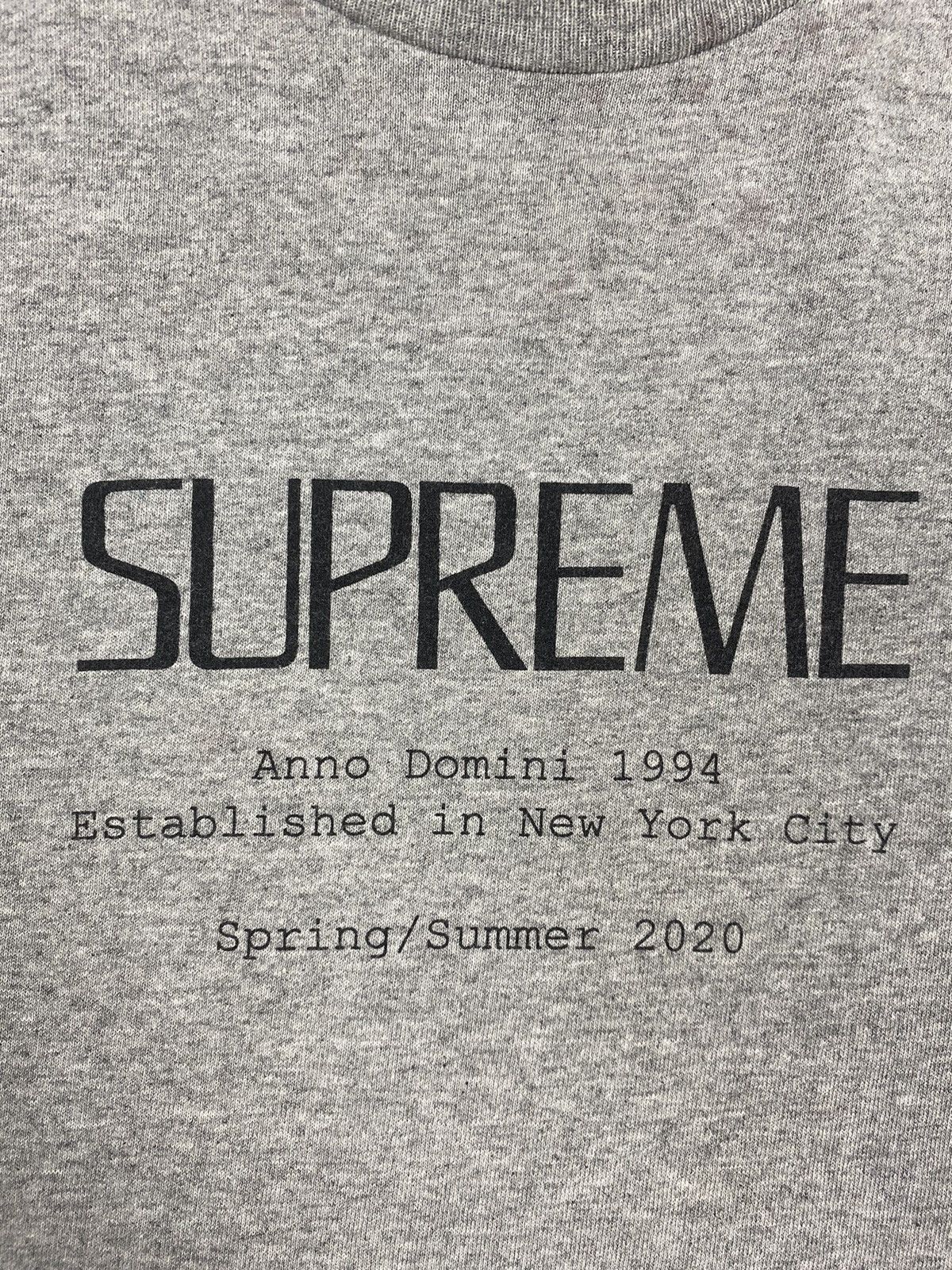 Supreme Supreme Anno domini 1994 SS 2020 New York Tee Size US M / EU 48-50 / 2 - 6 Thumbnail