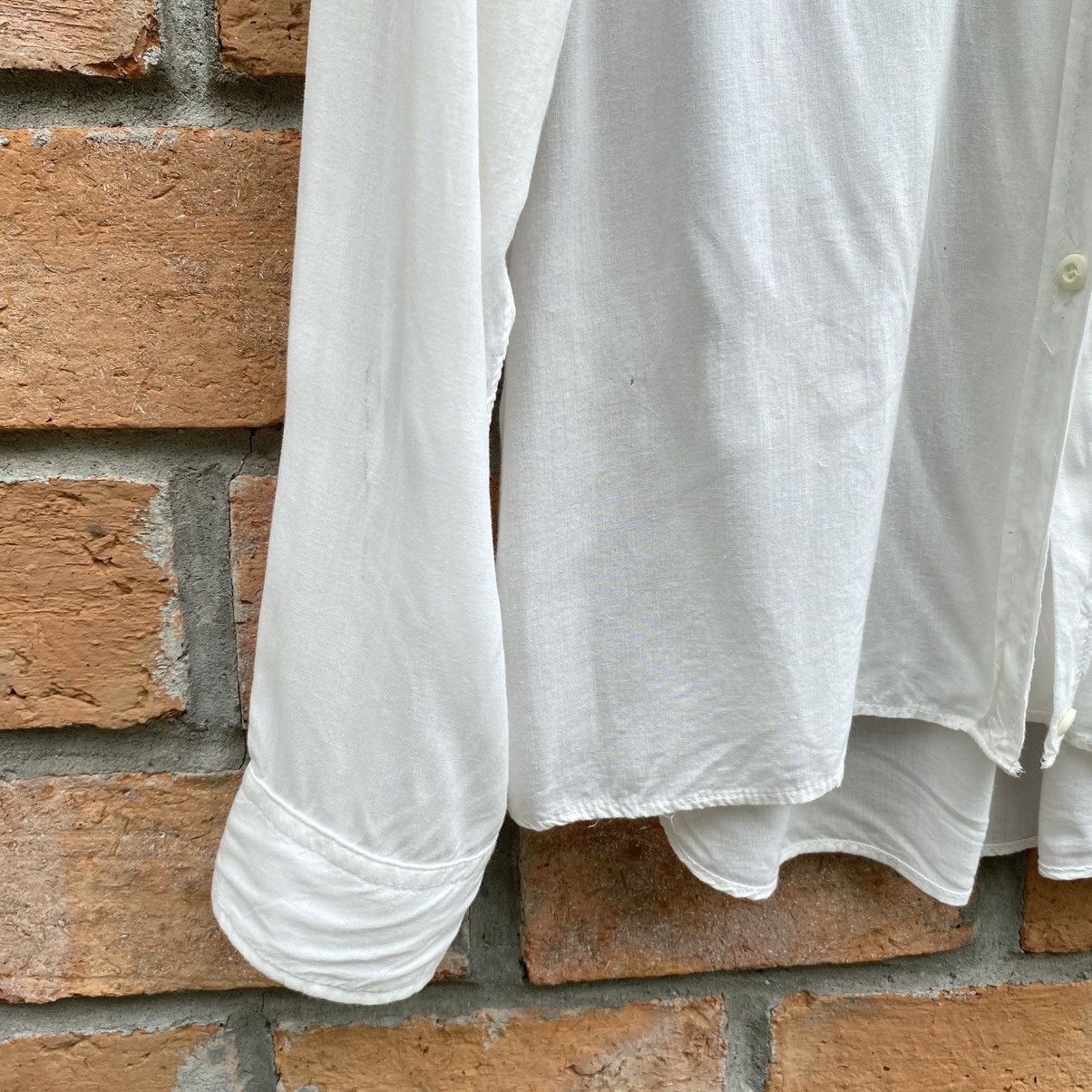 Japanese Brand G.O.A White Soft Long Sleeve Shirt Size US XL / EU 56 / 4 - 22 Thumbnail