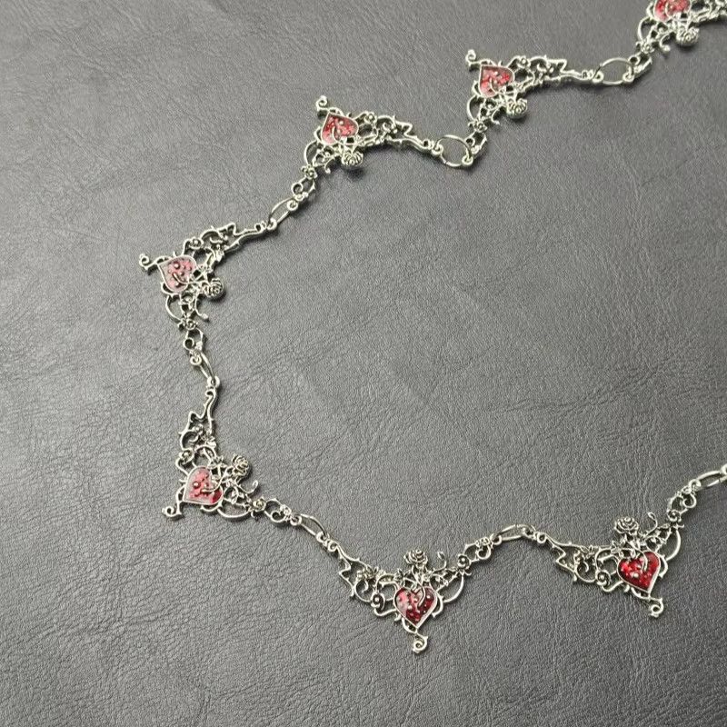 Jewelry Retro Rose Vine Love Collarbone Pants Chain Size ONE SIZE - 5 Thumbnail