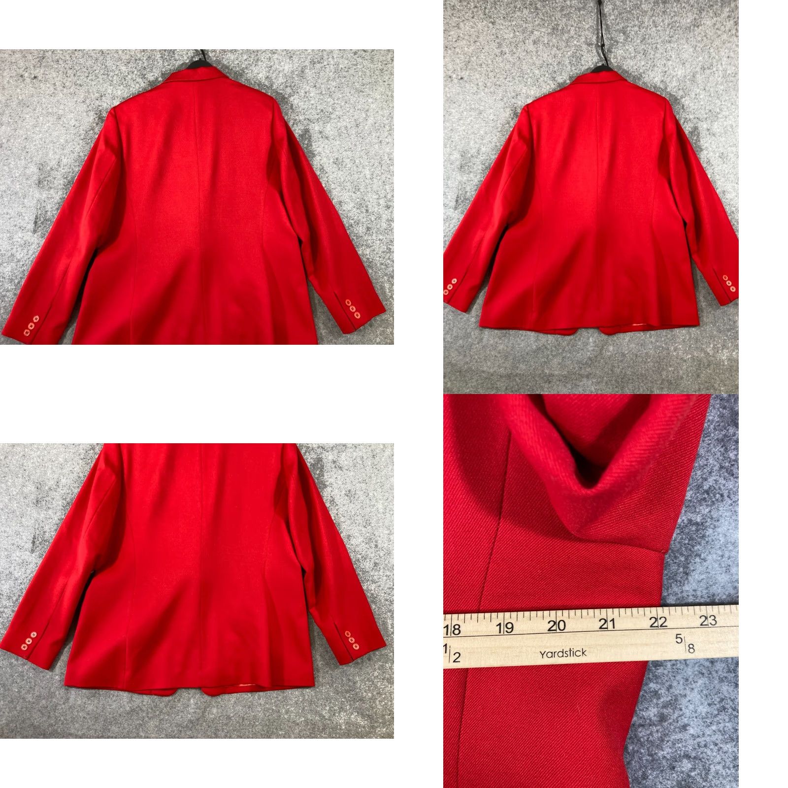 Pendleton VINTAGE Pendleton Blazer Coat Women 16 Red Wool Lined Notch Pockets 90s Classic Preppy Mens/undefined? Size XXL / US 16-18 / IT 52-54 - 8 Thumbnail