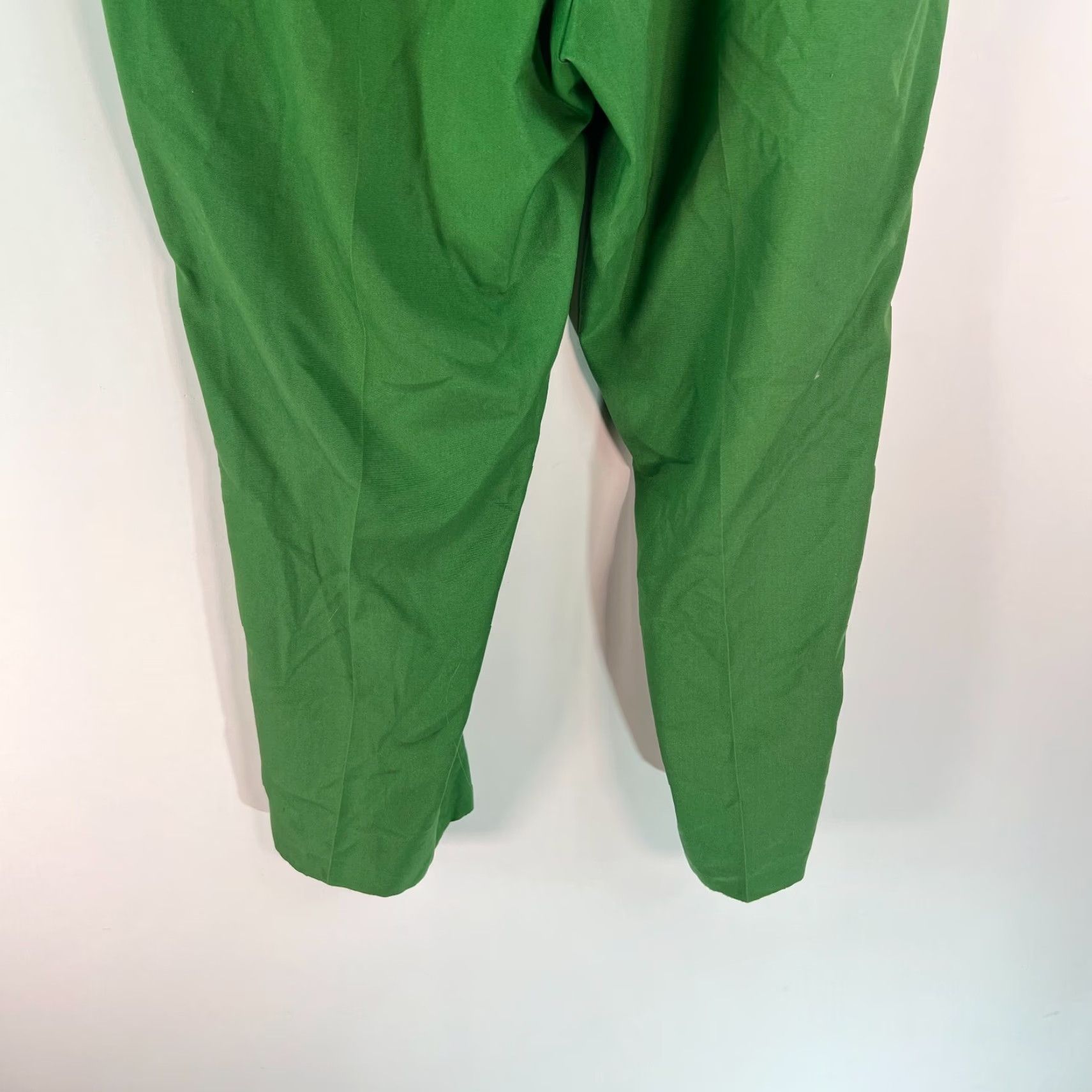 Sears Sears Mens Dress Pants Flat Front Straight Leg Green 38x27 - Cotton Blend - Regular - Inseam 27 - Vintage? No - Men’s Pants Size US 38 / EU 54 - 6 Thumbnail