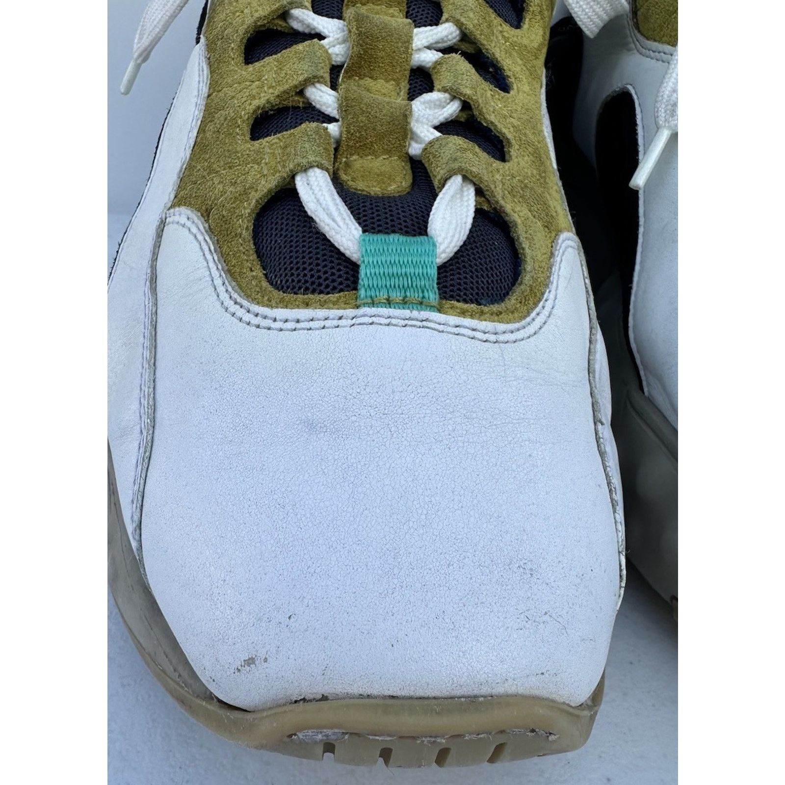 Acne Studios Acne Studios Rockaway Beige Yellow Suede Mesh Men’s Sz EU 42 Size US 9 / EU 42 - 5 Thumbnail