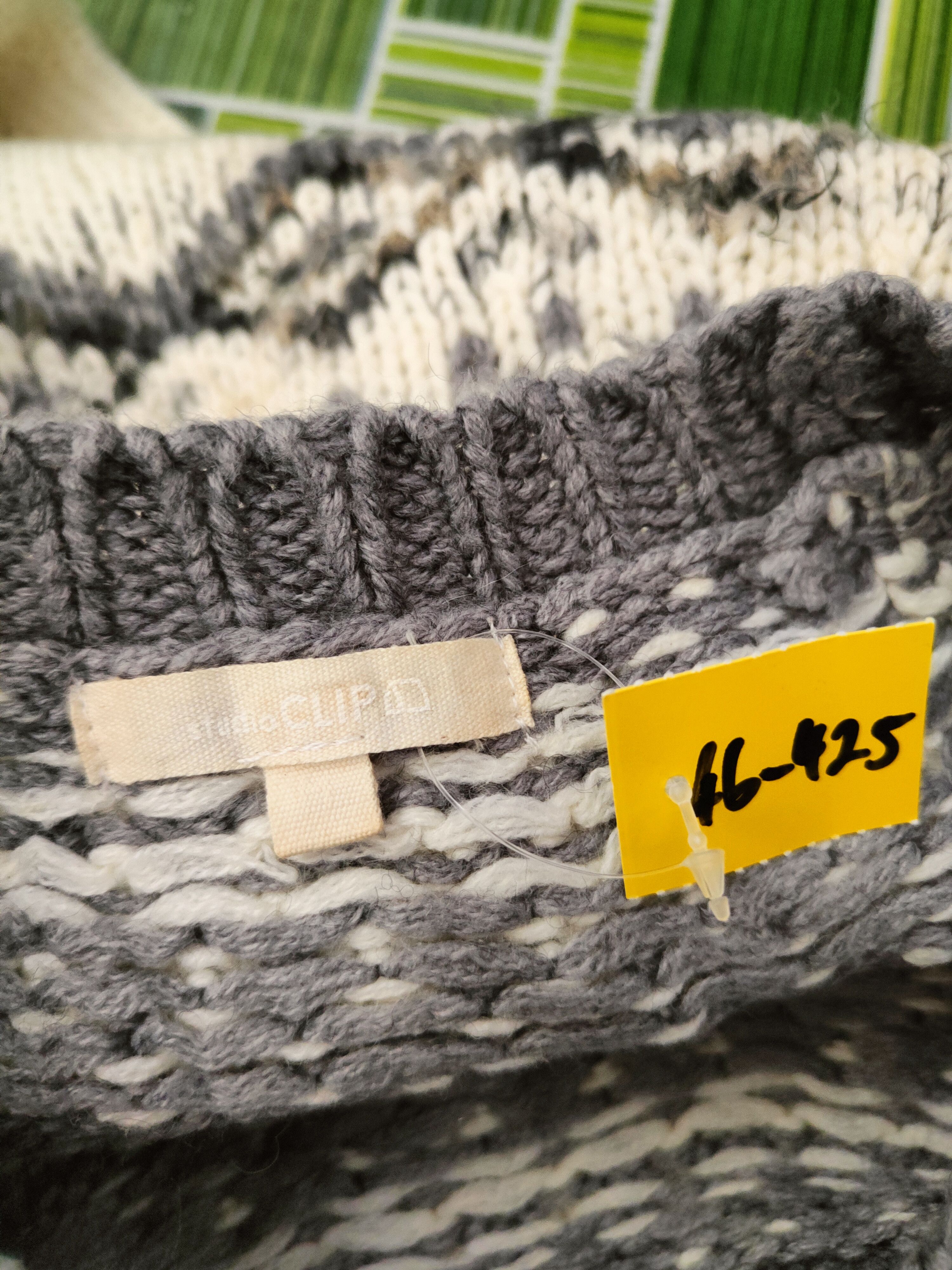 Japanese Brand DL Studio Clip Cream Gray Knitwear Sweatshirts #46-425 Size M / US 6-8 / IT 42-44 - 11 Thumbnail