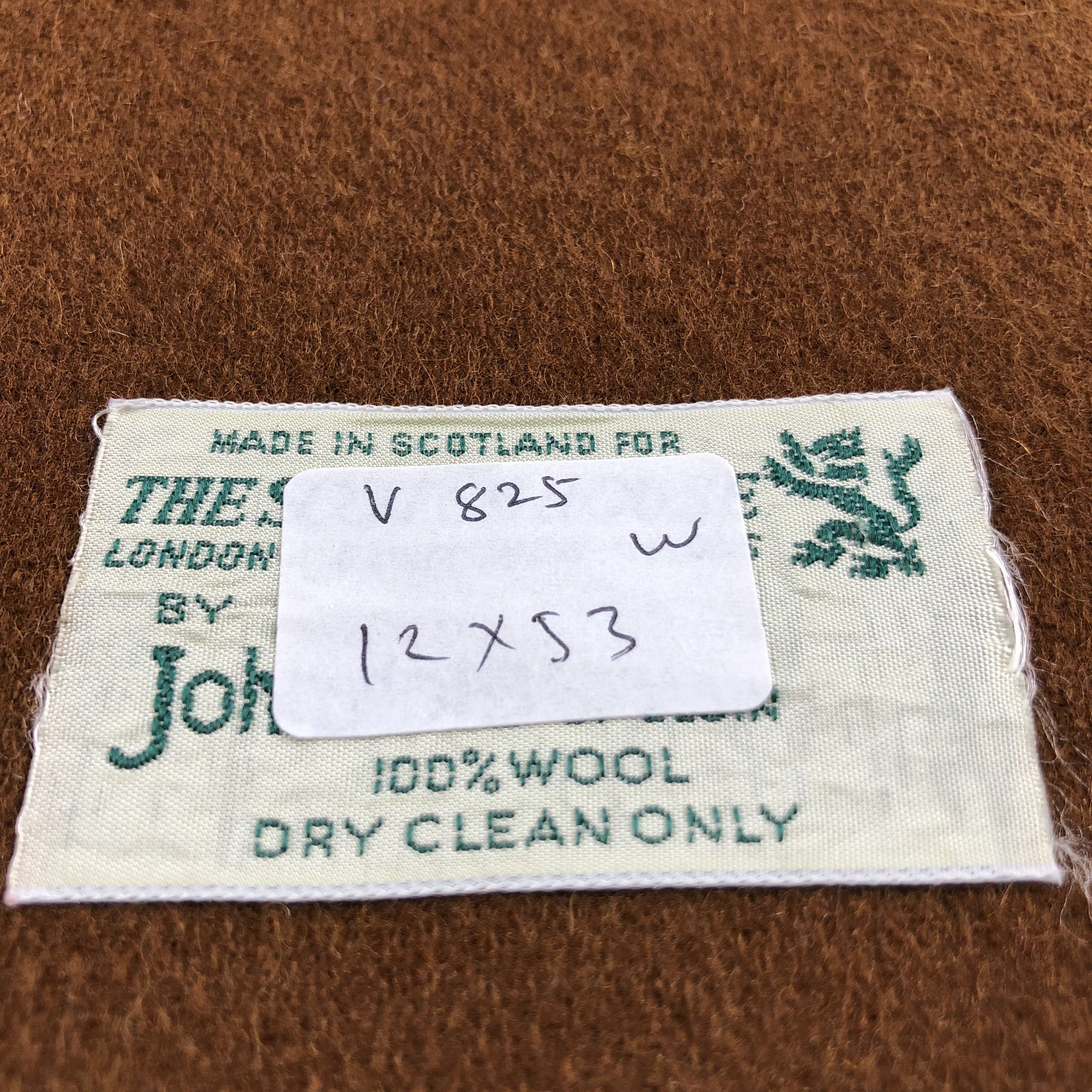 Johnstons Of Elgin Johnston of Elgin Brown Wool Scarf Muffler V825 Size ONE SIZE - 7 Thumbnail