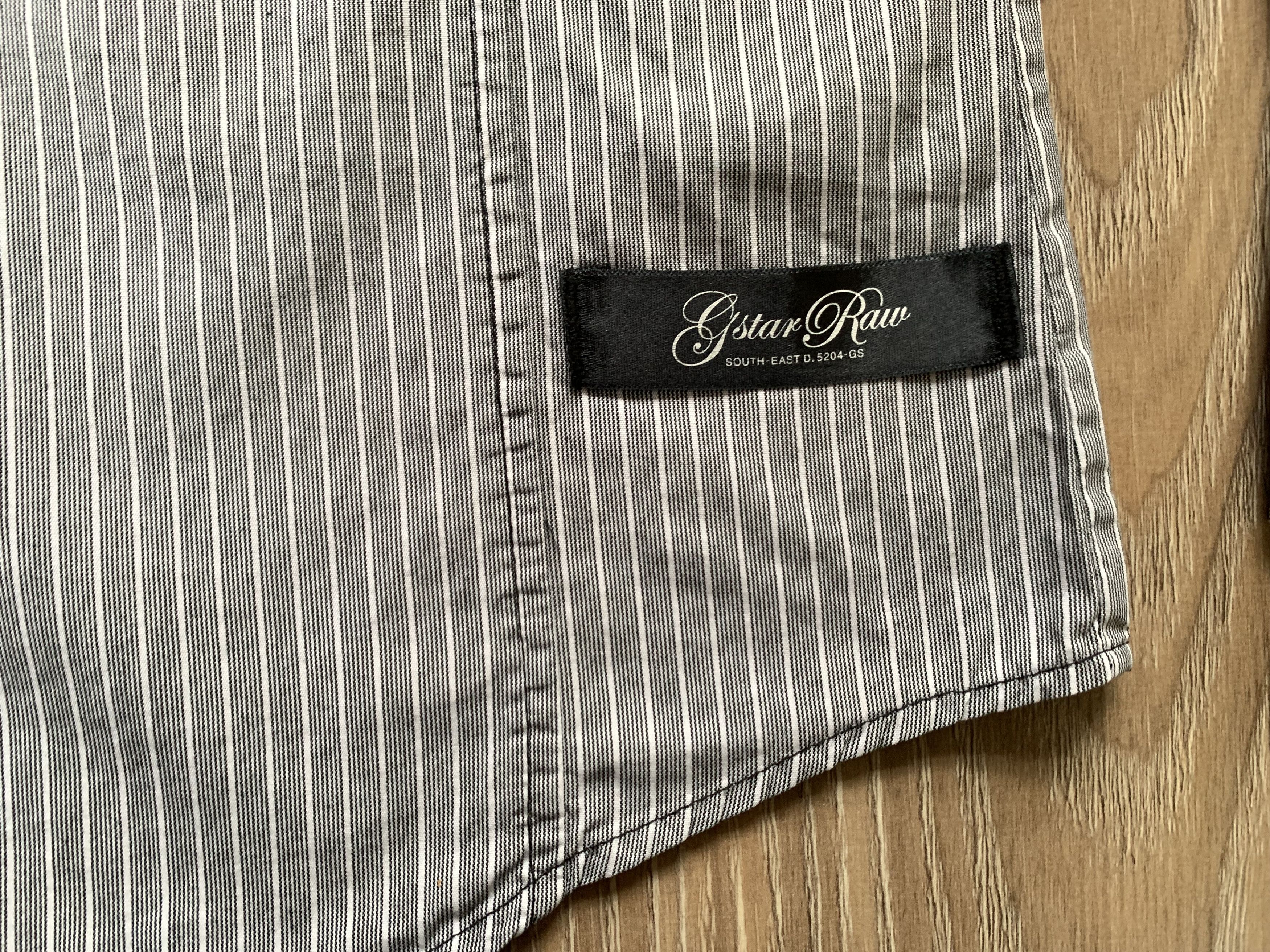 G-Star × Vintage Vintage G-Star Raw Prime Concept Stripe Shirt Size US L / EU 52-54 / 3 - 8 Thumbnail