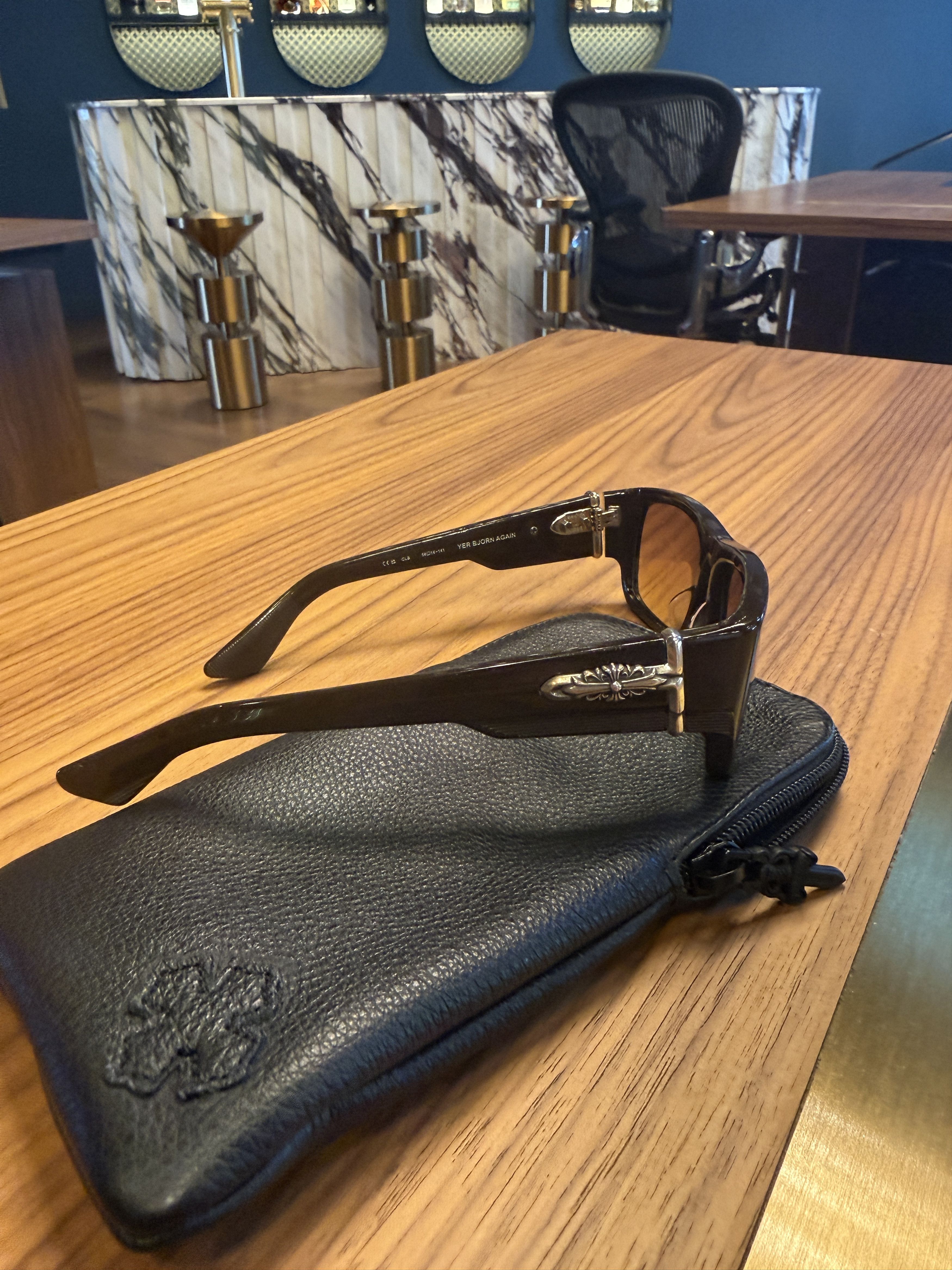 Chrome Hearts YER BJORN AGAIN SUNGLASSES Size ONE SIZE - 8 Thumbnail