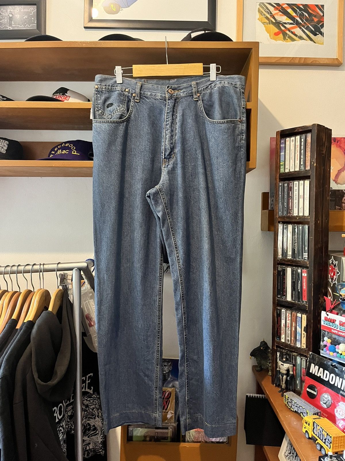 Futura × Zoo York Rare Zoo York x Futura Lab 2000 Pointman Printed Back Denim Size US 34 / EU 50 - 2 Thumbnail