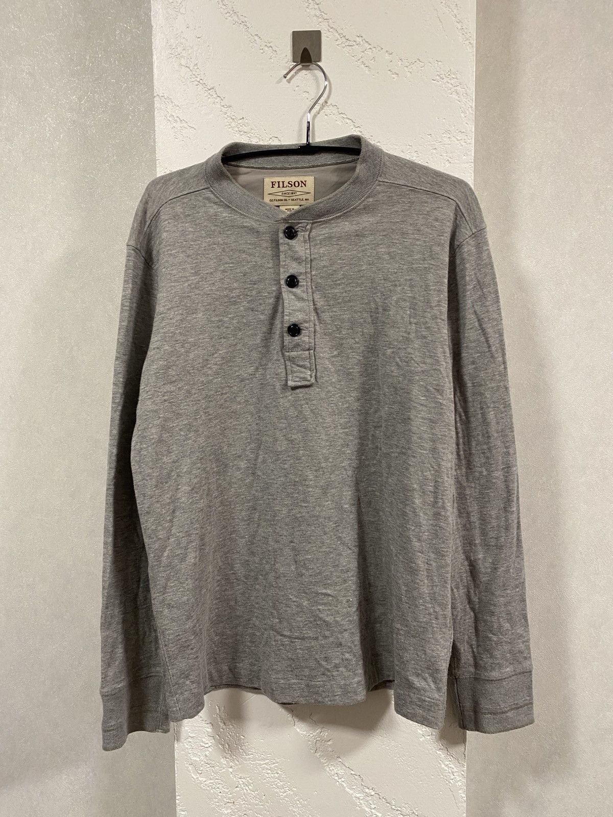 Filson Filson Garments Henley 3 button Crewneck Longsleeve Pullower Size US S / EU 44-46 / 1 - 1 Thumbnail