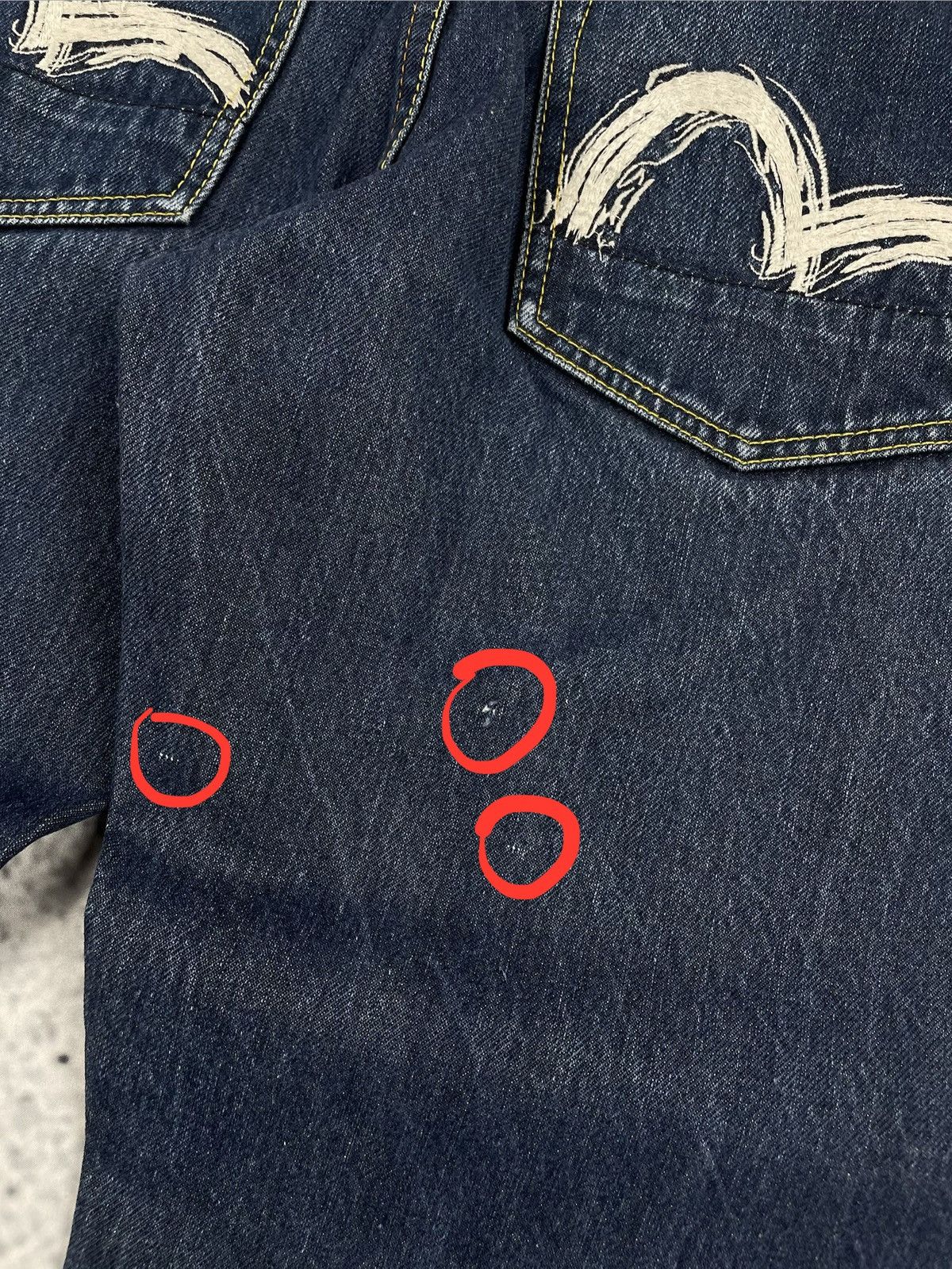 Evisu Evisu 033 W32L32 Swag Drip OG Straight fit selvedge premium Size US 32 / EU 48 - 22 Thumbnail