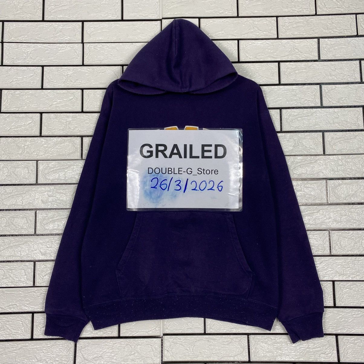Japanese Brand Vintage Hoodie Champion JMU Big Logo Embroidery Size US M / EU 48-50 / 2 - 1 Thumbnail