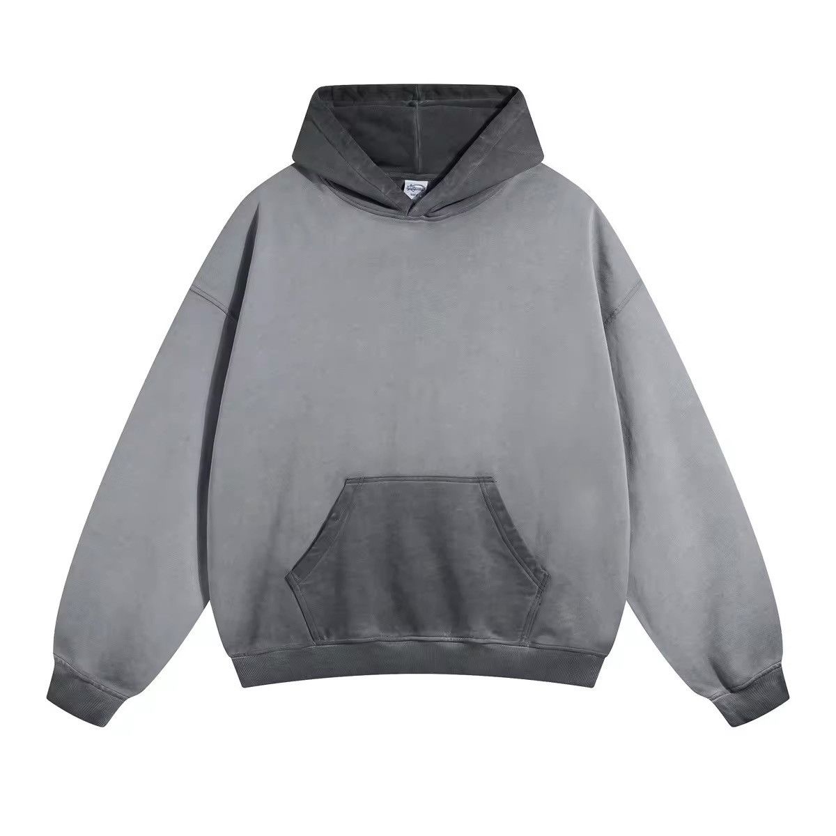 Designer × Vintage Washed Retro Distressed Heavy Oversized Sweatshirt Size US M / EU 48-50 / 2 - 1 Thumbnail