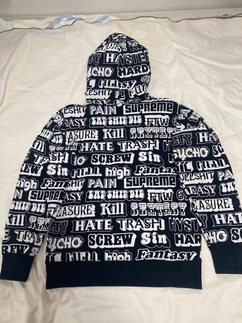 Hysteric Glamour × Supreme Collab Allover Logo Hoodie Size US S / EU 44-46 / 1 - 3 Thumbnail