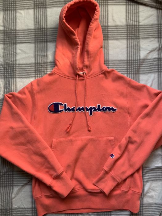 Coral best sale champion hoodie