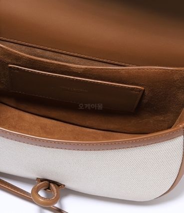 Saint Laurent Paris o1bcso1str1225 Size:OS/Le Caban Satchel in White/Brown Size ONE SIZE - 4 Thumbnail