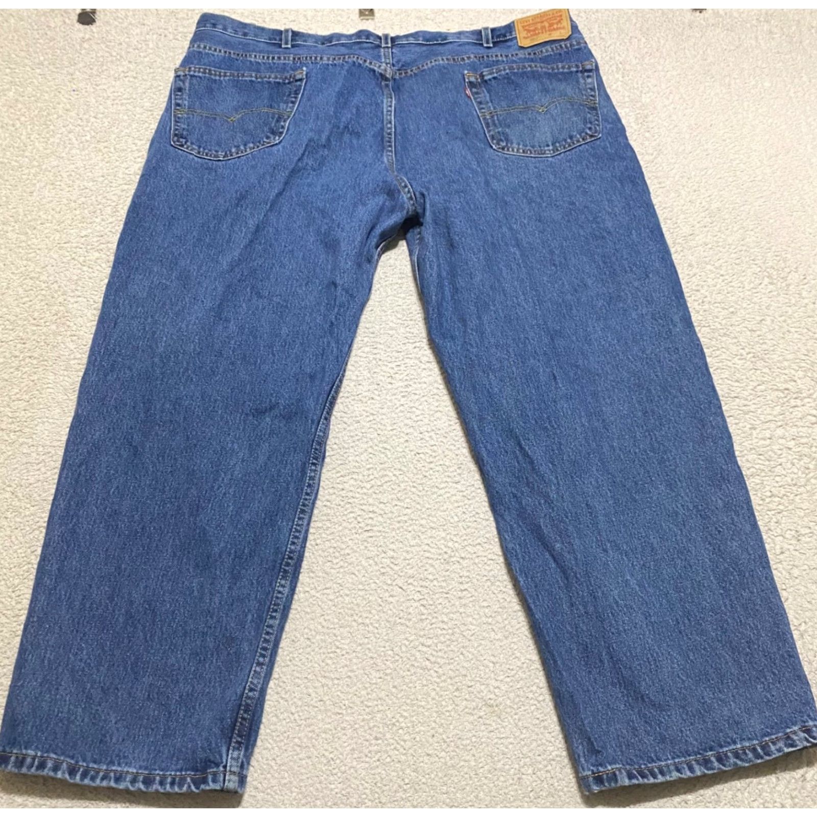 Levi's Levi's 550 Jeans Mens 48x30 Blue Denim Straight Leg Medium Wash Relaxed Fit Jeans 550 Mens Levi's Straight 550 Blue Denim Regular 5-Pocket Mens Size US 32 / EU 48 - 2 Thumbnail