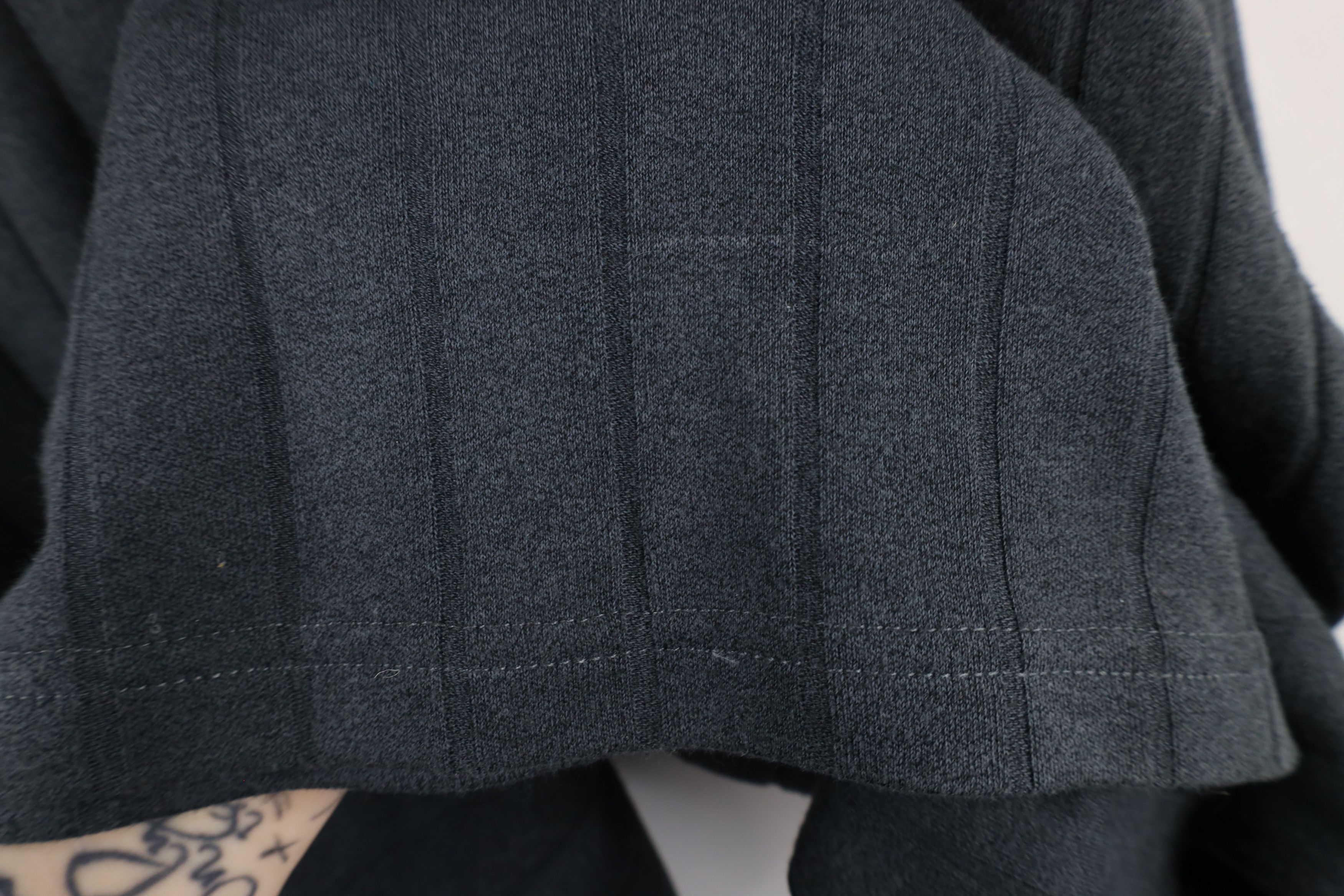 Vintage Vintage 90s Streetwear Ribbed Knit Long Sleeve Rugby Polo Size US XL / EU 56 / 4 - 8 Thumbnail