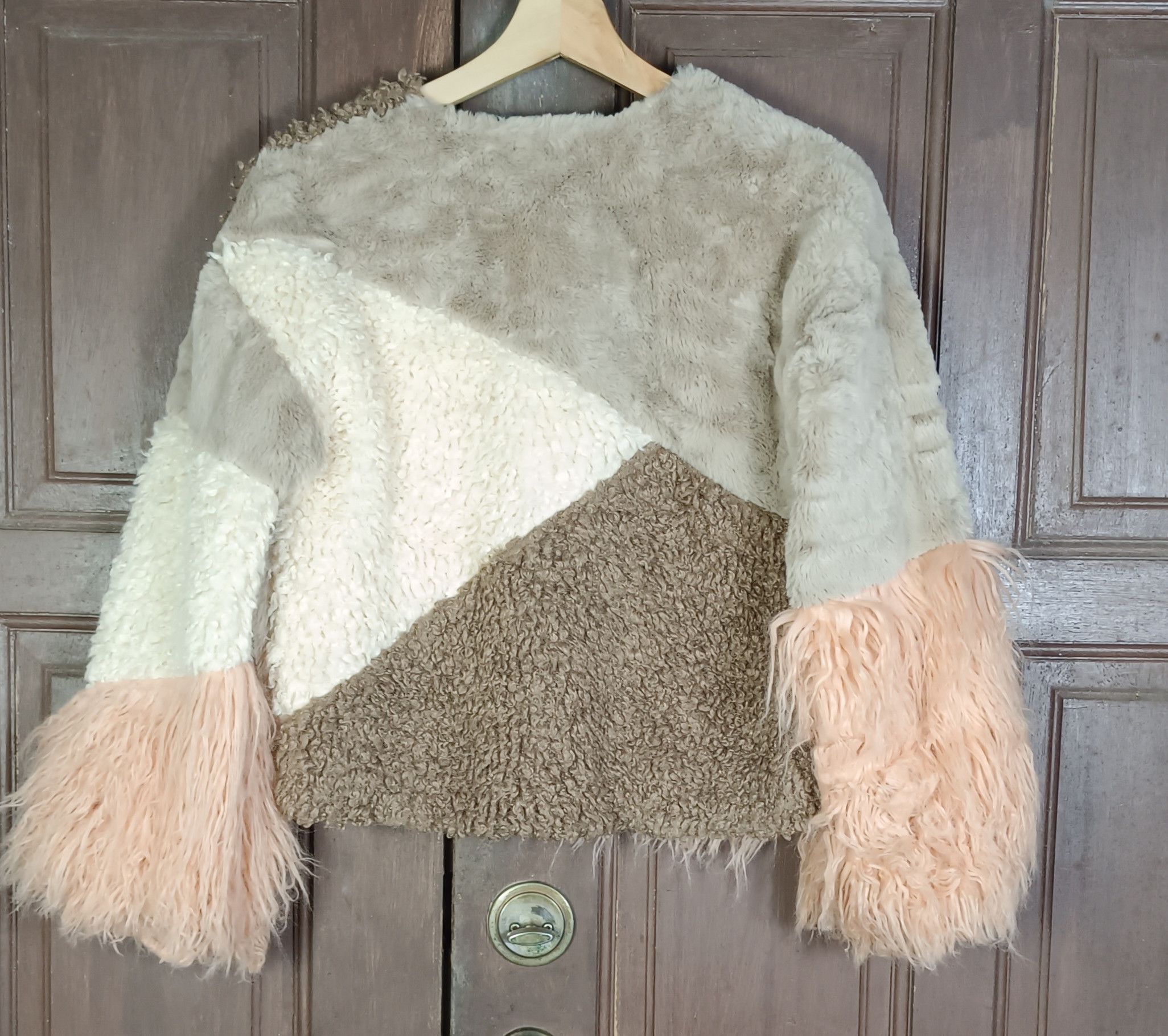 Designer × Japanese Brand W Colset Fur Outwear Size M / US 6-8 / IT 42-44 - 2 Thumbnail