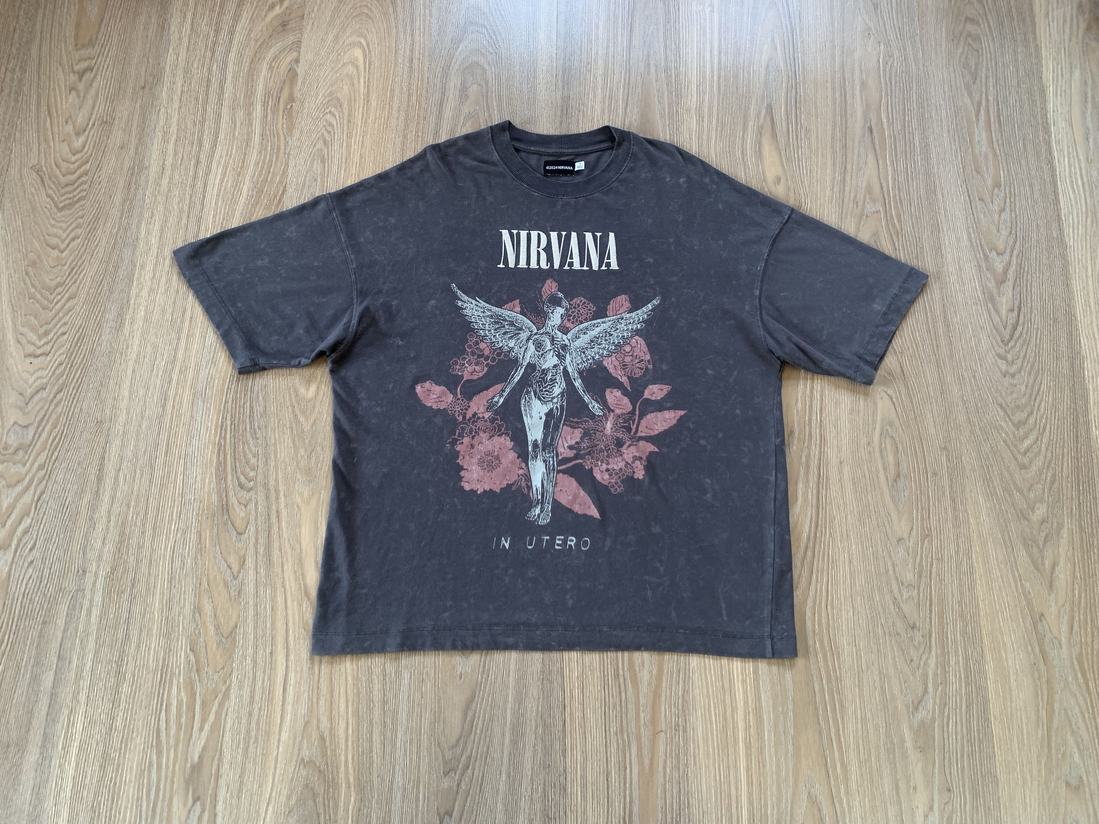 Asos Mens Topman Nirvana Oversized Fit T-Shirt Size US S / EU 44-46 / 1 - 1 Thumbnail
