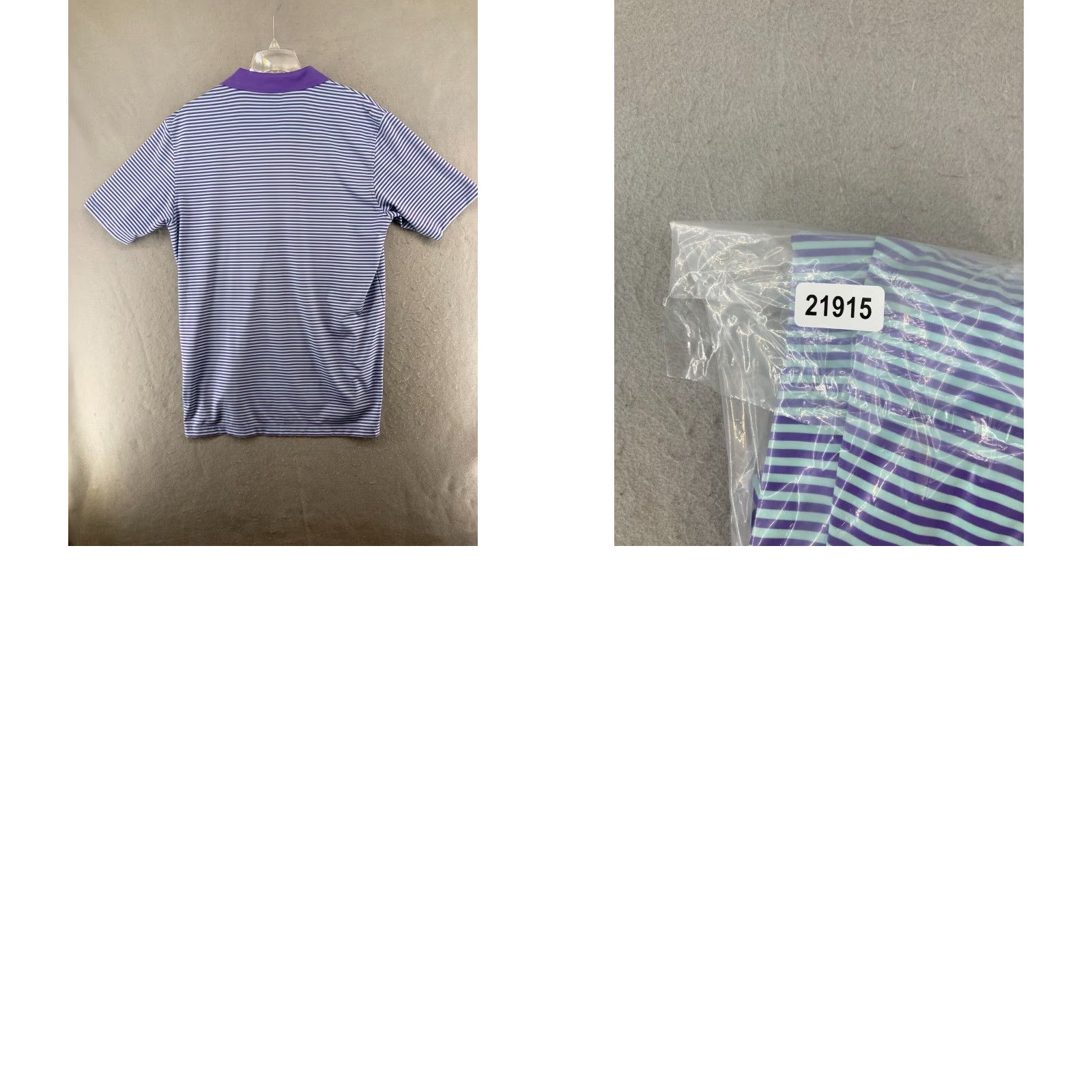 Peter Millar Peter Millar Polo Shirt Mens M Purple Stripe Summer Comfort Shirt Size US M / EU 48-50 / 2 - 8 Thumbnail