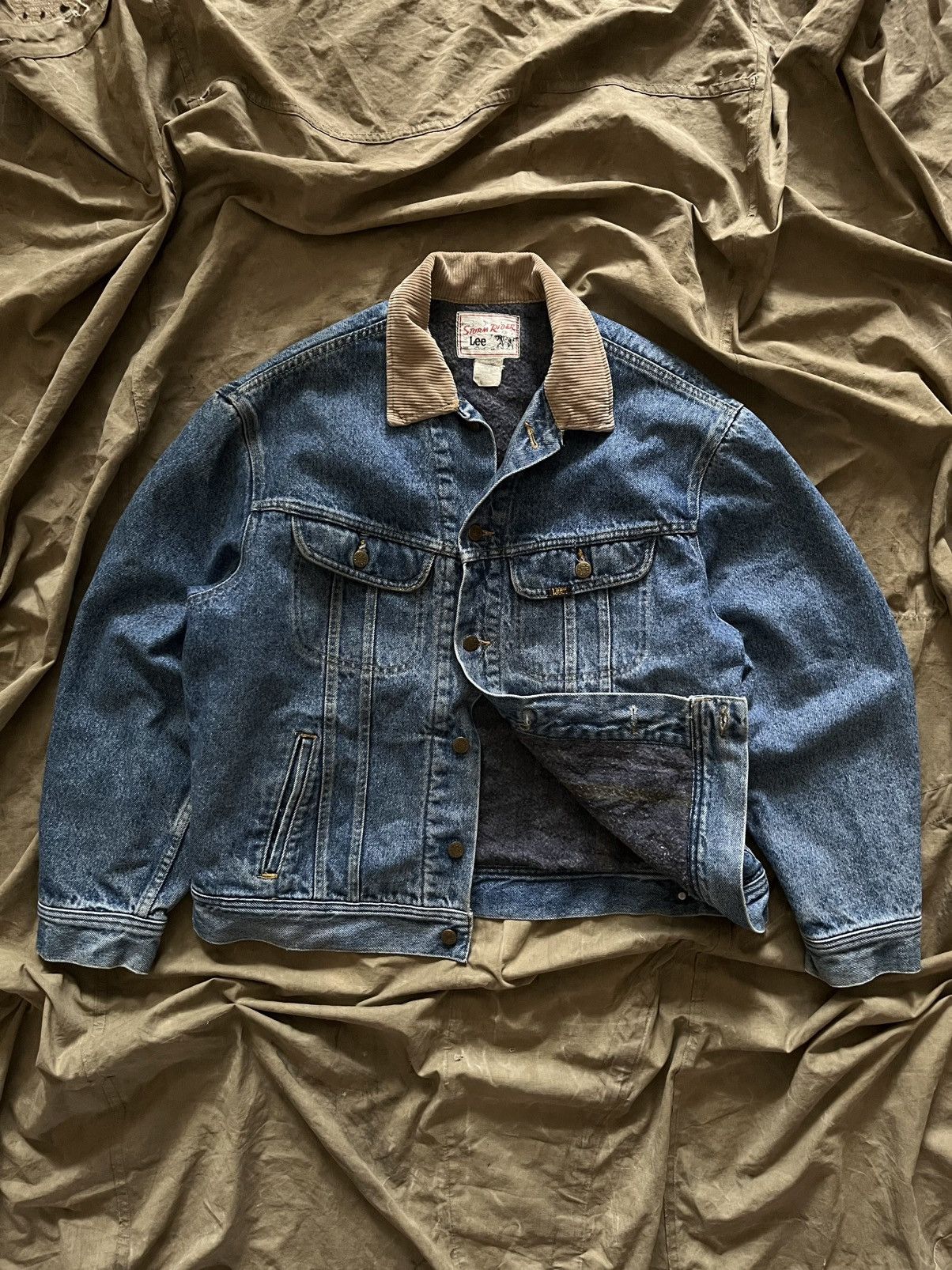 Lee Lee Riders Guns N’ Roses Back Patch Denim Jacket Grunge Size US L / EU 52-54 / 3 - 2 Thumbnail