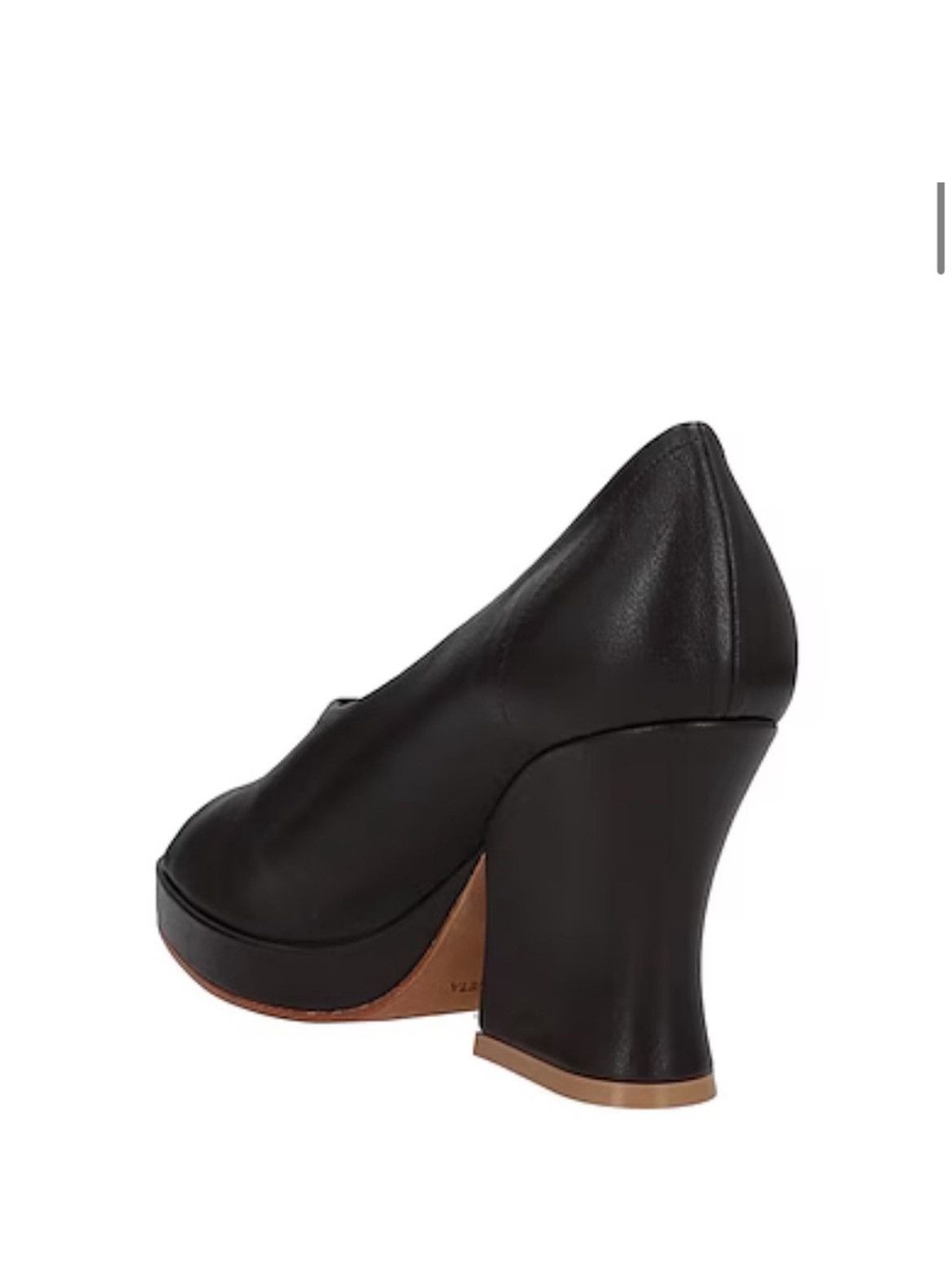 Bottega Veneta NWT Bottega Veneta Leather Angle Heel Pumps Size US 7 / IT 37 - 2 Thumbnail