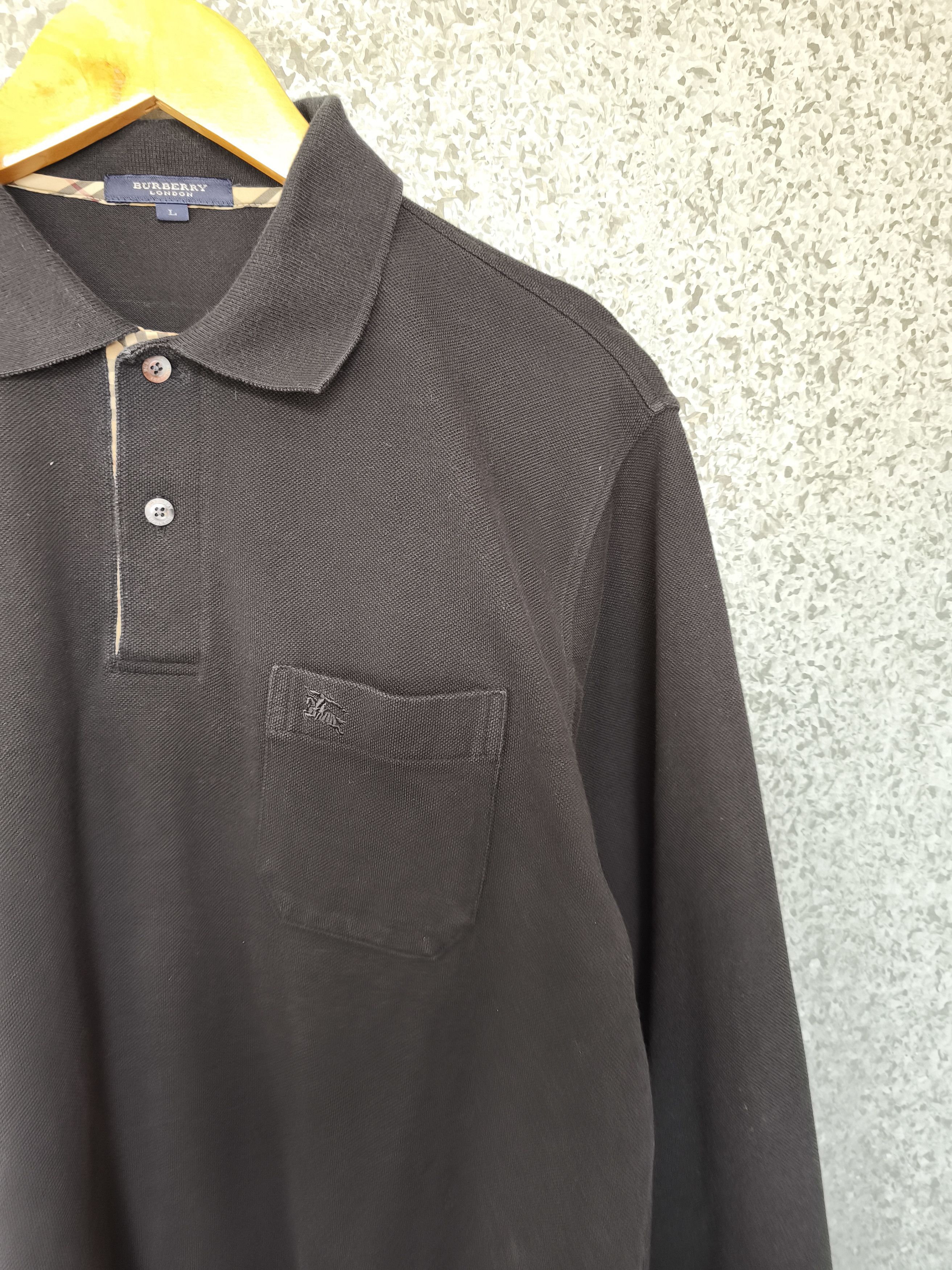 Burberry Burberry polo shirt long sleeve Size US L / EU 52-54 / 3 - 5 Thumbnail