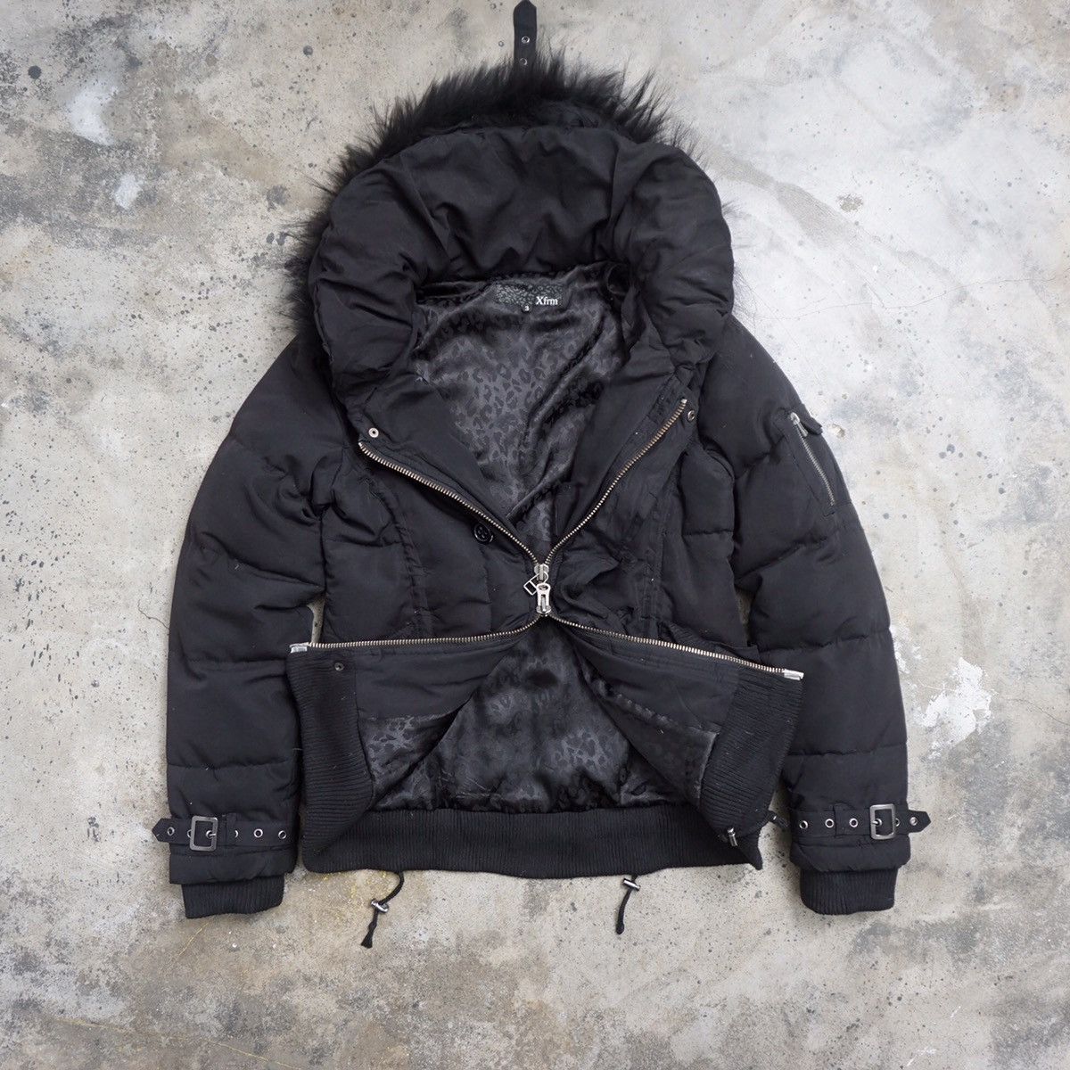 Xfrm BONO faux fur goose down Jacket