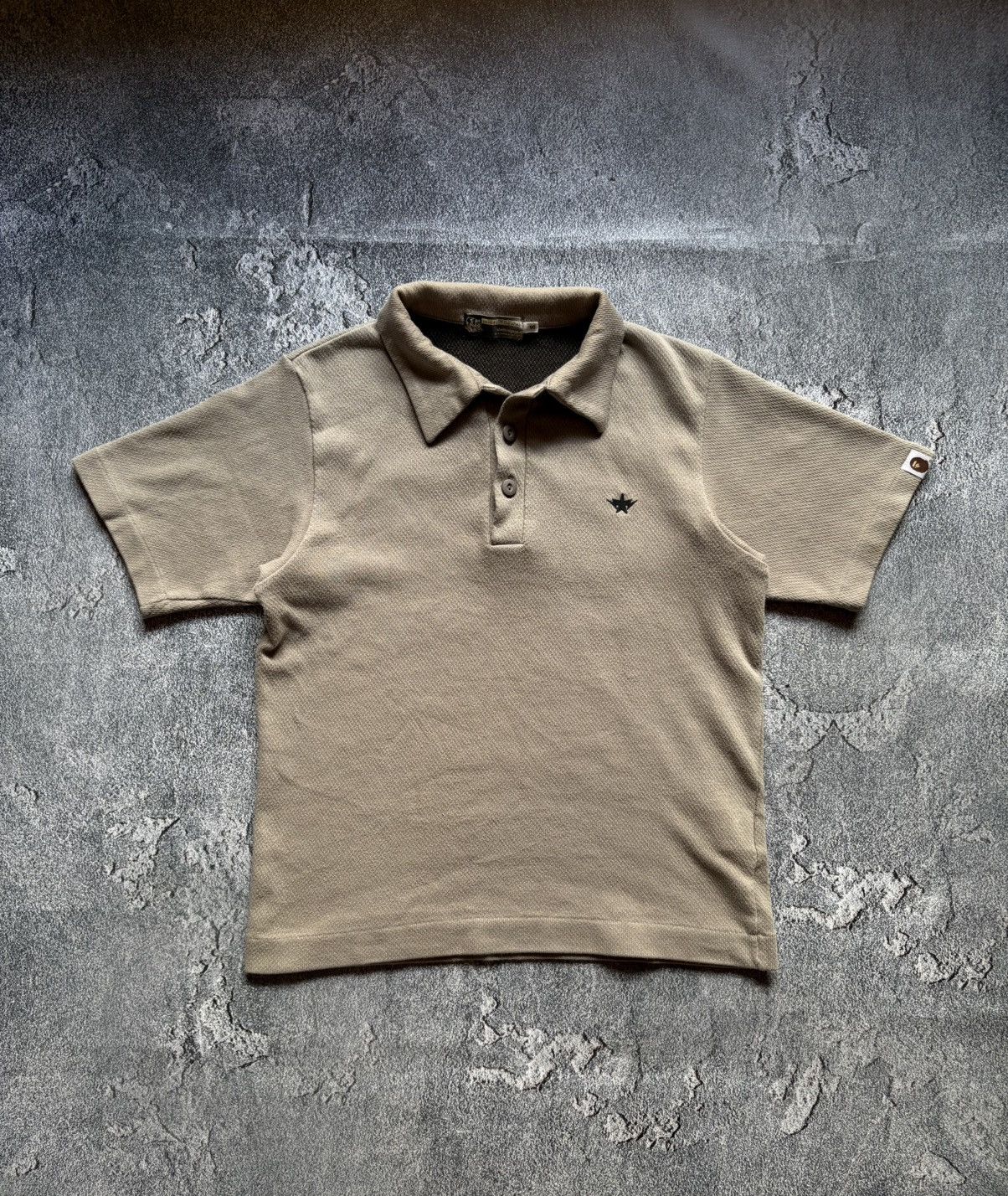 Bape Vintage Bape Polo Shirt Size US S / EU 44-46 / 1 - 1 Thumbnail