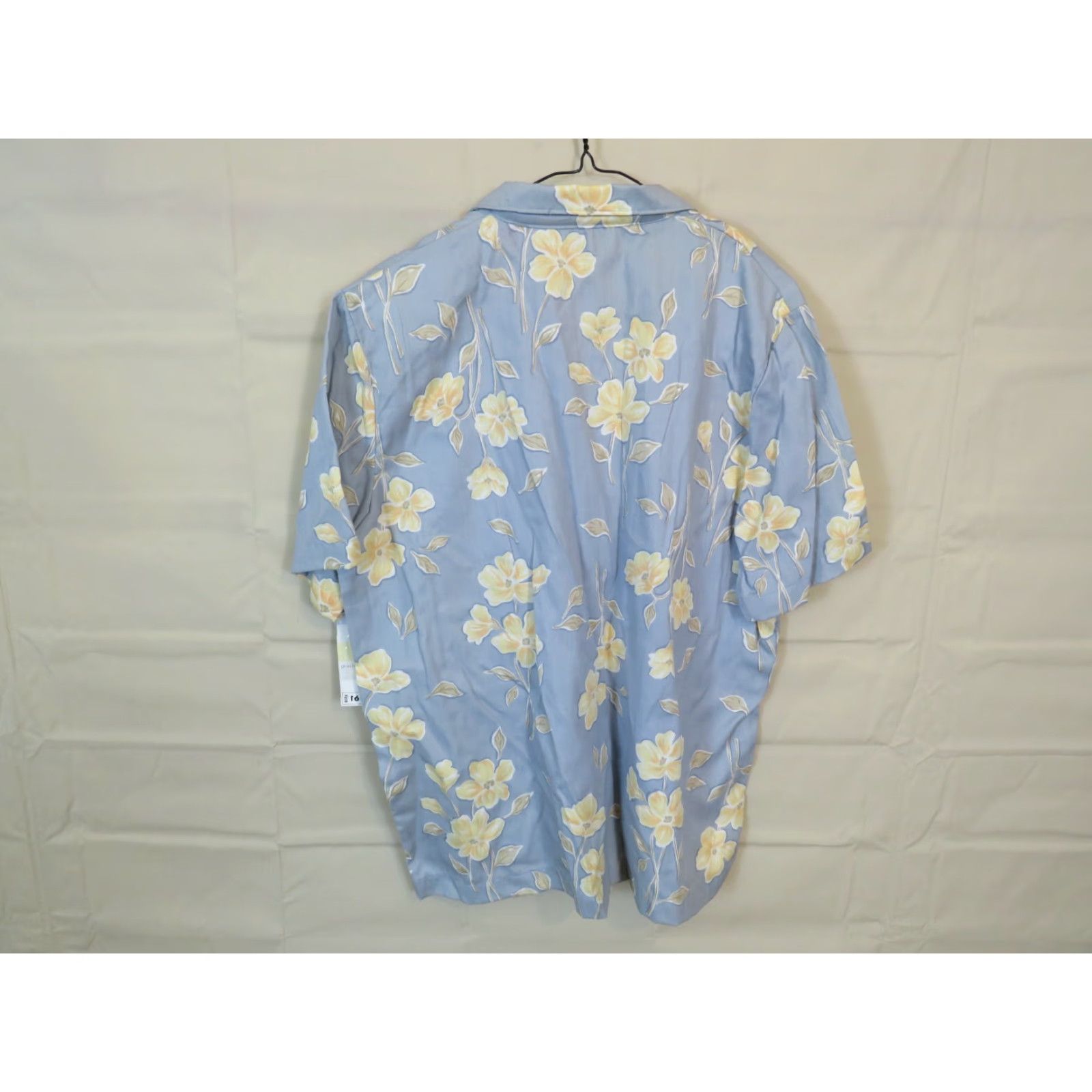 Vintage VINTAGE Jaclyn Smith Shirt Blue Floral 1990s 16 Regular Adult Girls Mens Womens Size XXL / US 16-18 / IT 52-54 - 6 Thumbnail