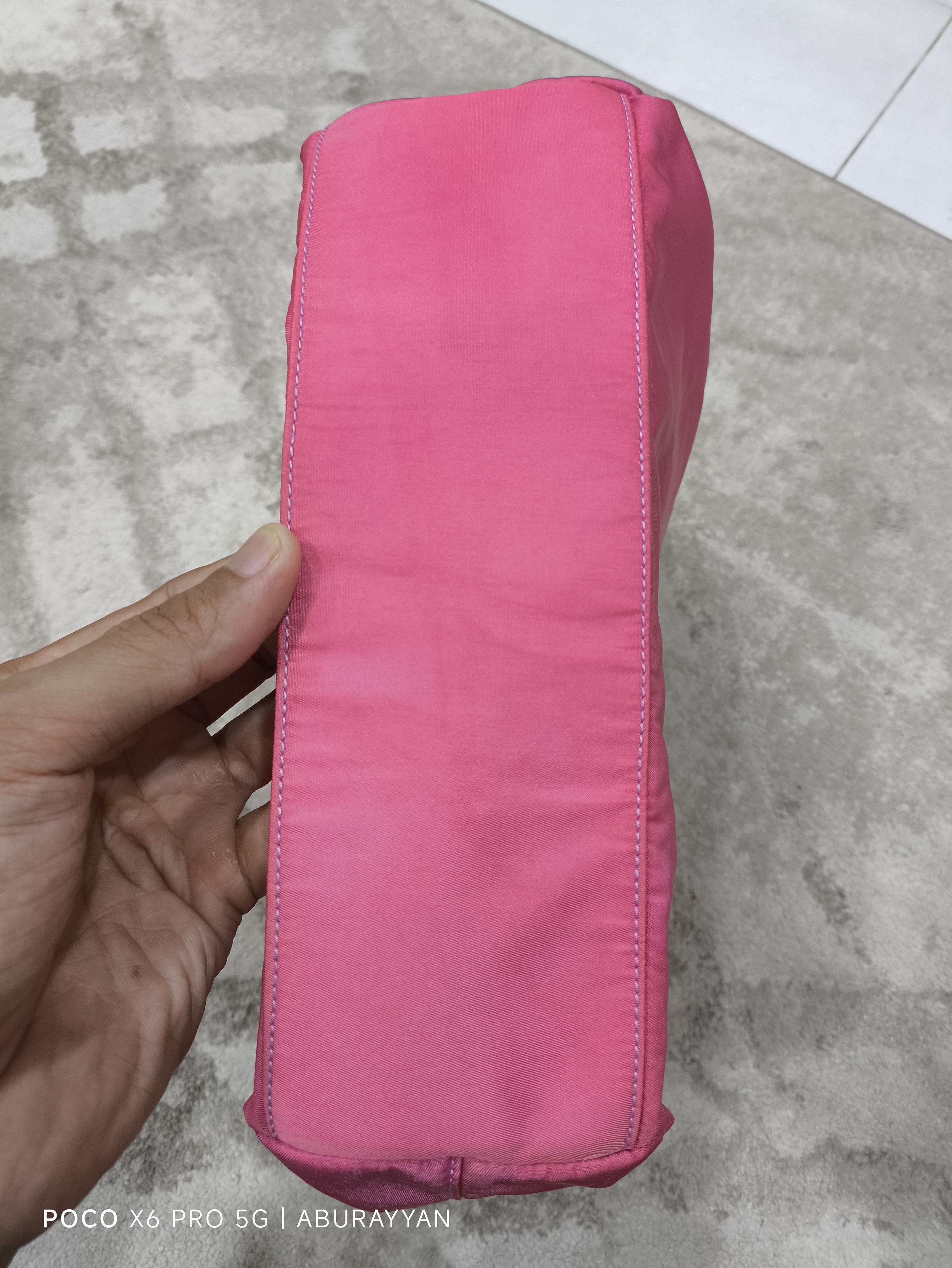 Prada Prada Pink Tessuto Nylon Tote Shoulder Bag Size ONE SIZE - 6 Thumbnail