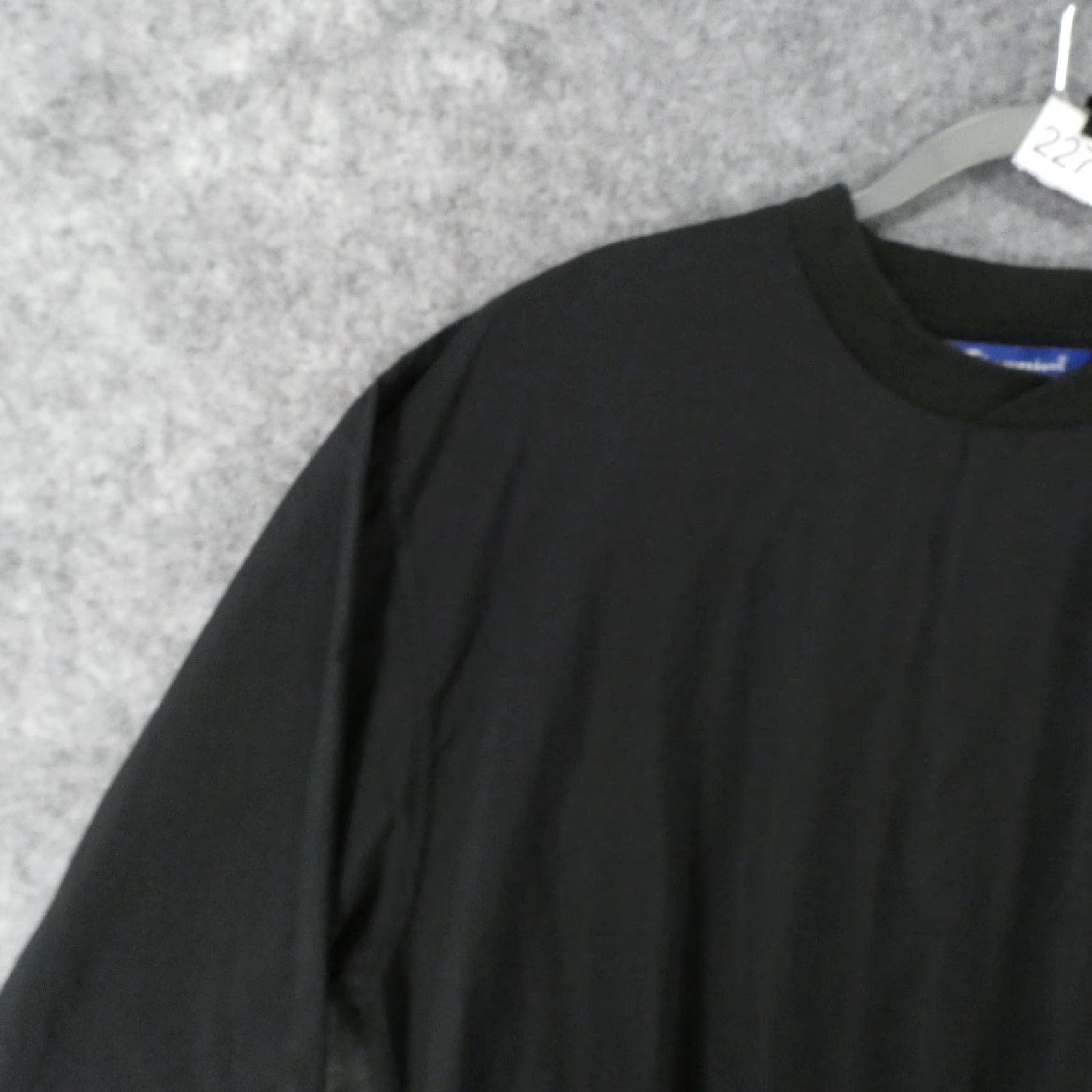 Champion Champion Windbreaker Pullover Mens Large Long Sleeve Black Lined Jacket Size US L / EU 52-54 / 3 - 3 Thumbnail