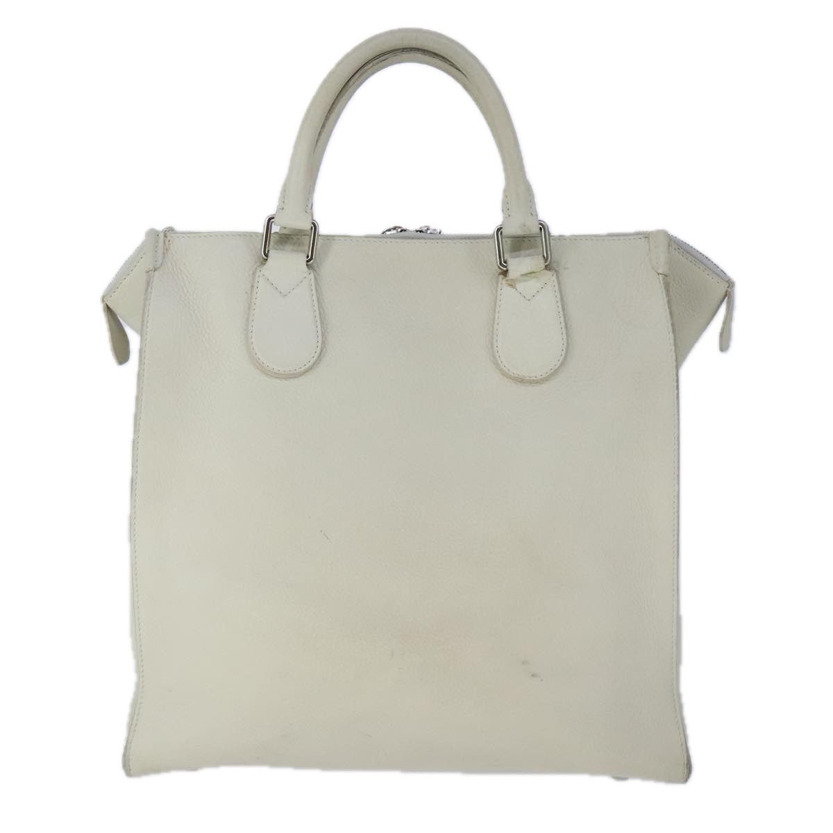 Louis Vuitton LOUIS VUITTON Naxos Cabas Hand Bag Leather White M95887 Size ONE SIZE - 2 Thumbnail