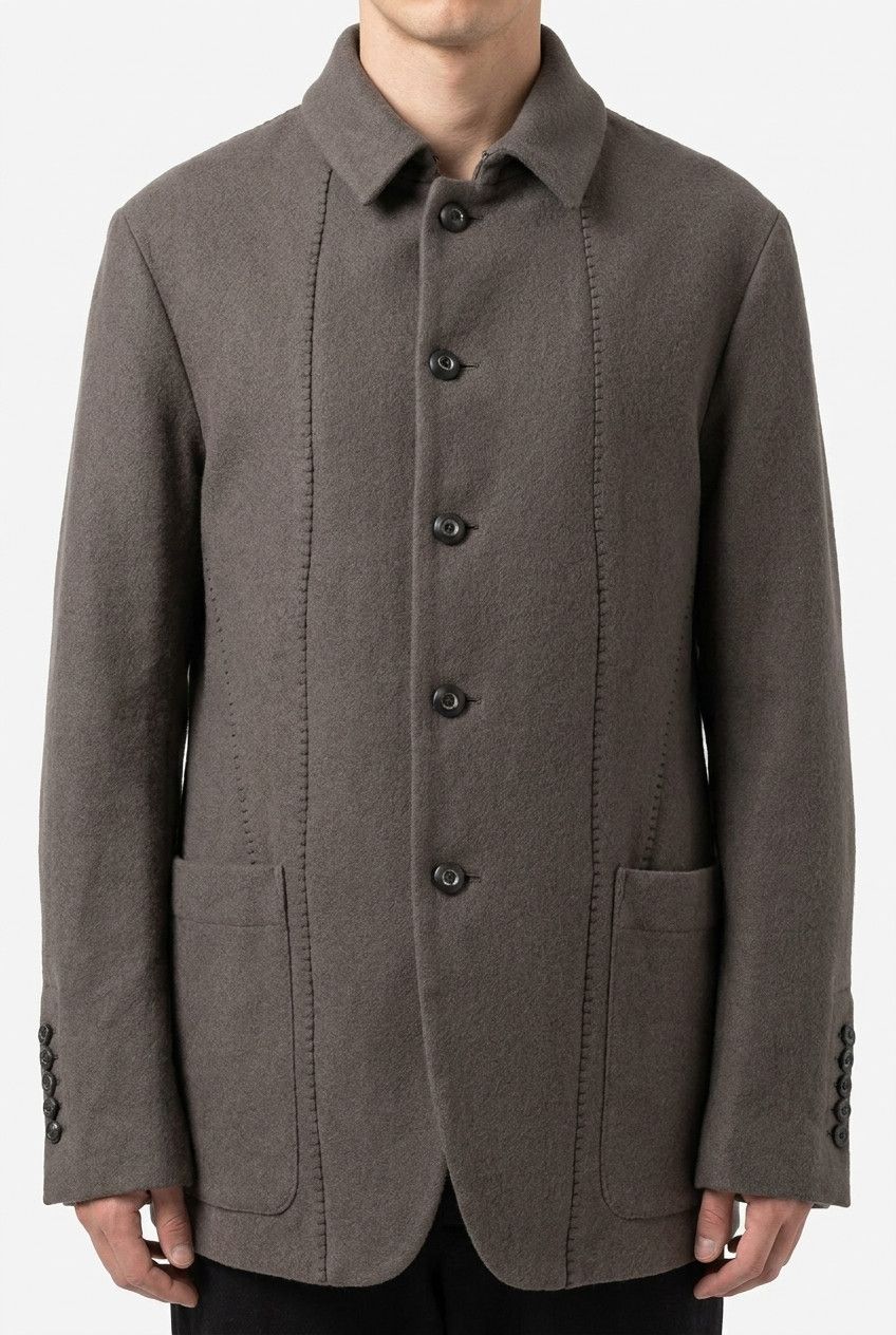 Masnada Wool Blazer Coat Gray Size 50, Masnada. Size US M / EU 48-50 / 2 - 6 Thumbnail