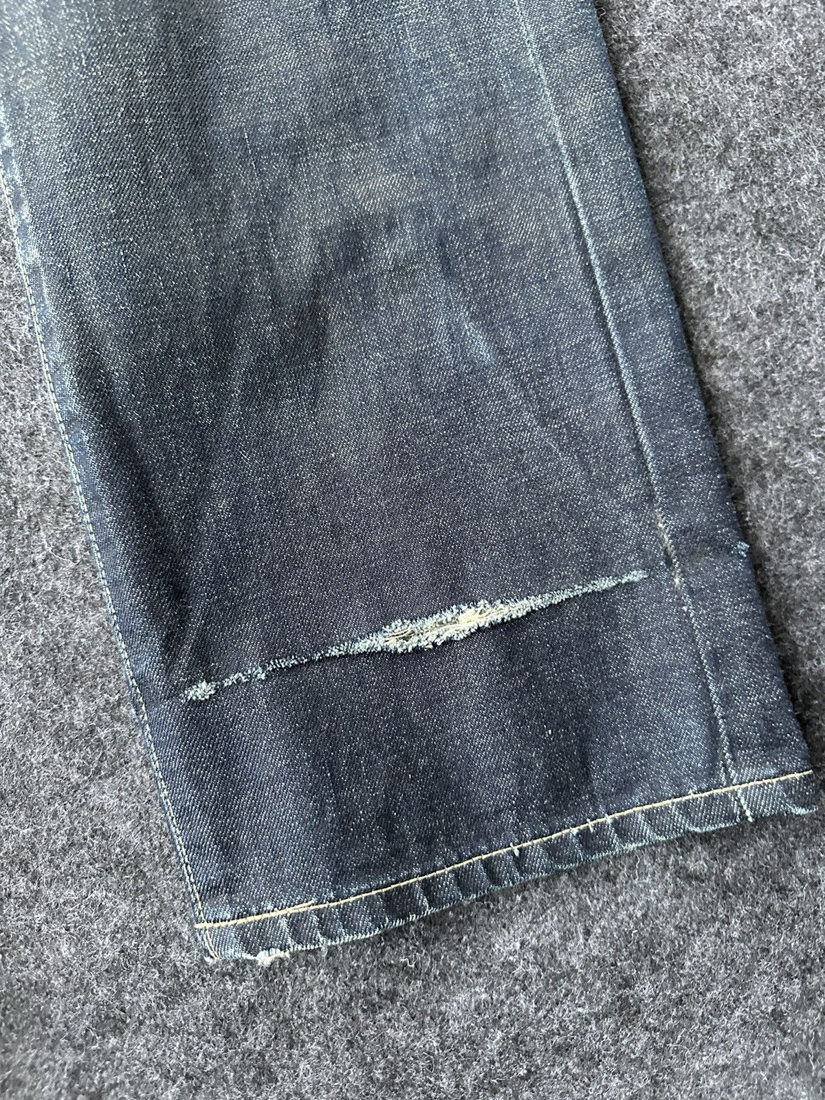 Edwin Vtg 90s Edwin Function Distressed Denim 33x33 D466 Size US 33 - 13 Thumbnail