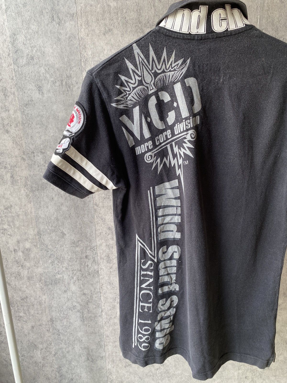 Japanese Brand More Core Division Japan Punk Rock Surf Faded Black Shirt Size US S / EU 44-46 / 1 - 9 Thumbnail